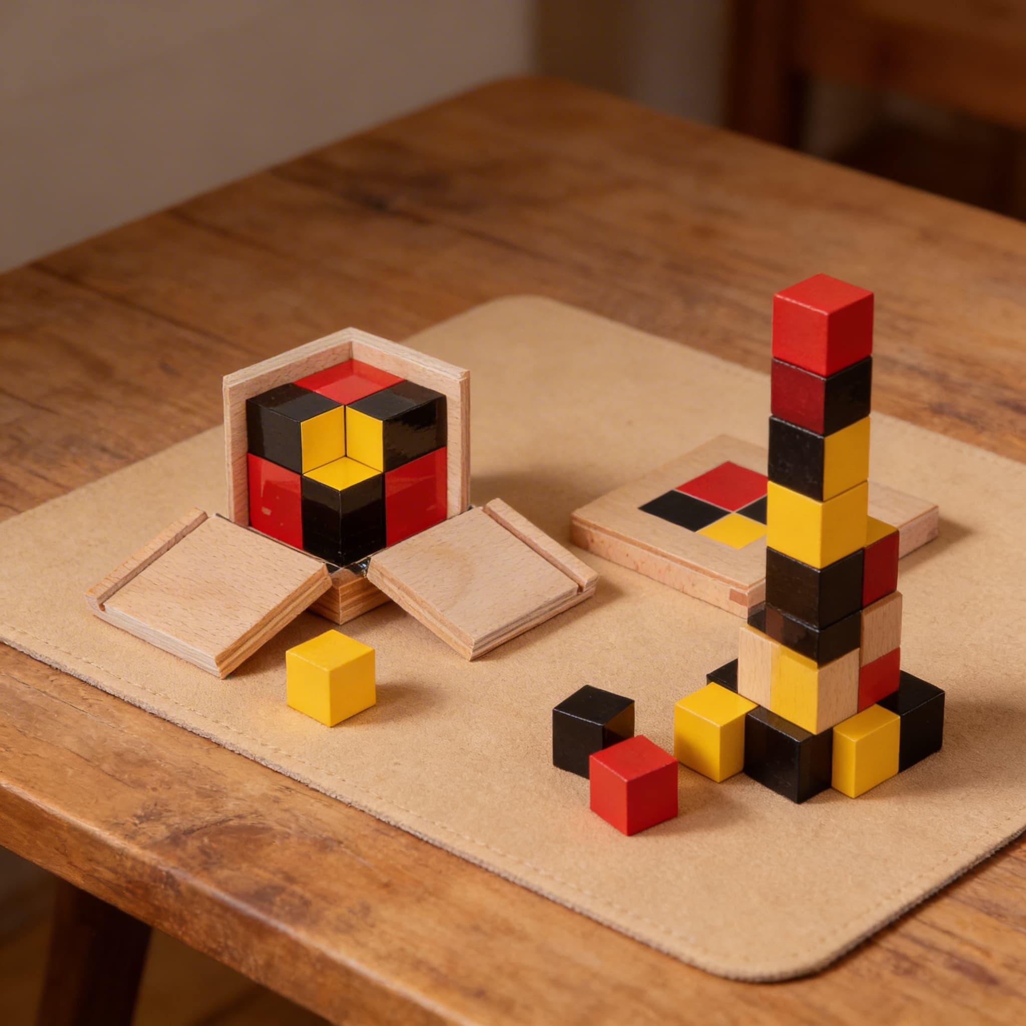 Algebraischer Binomischer Würfel — Erweiterte Mathematische Sinnesmaterial — Detailansicht