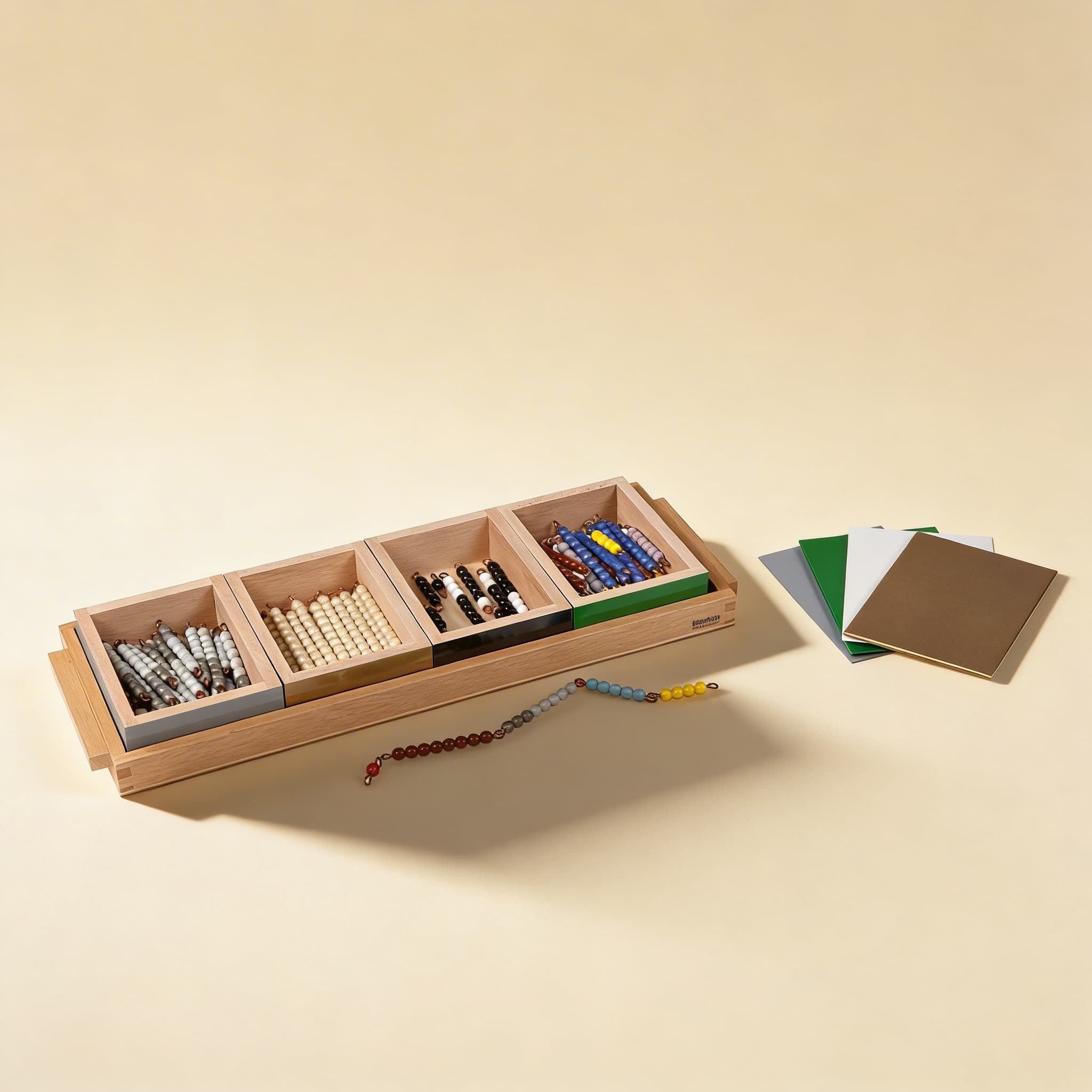 Subtraction Snake Game: Individual Beads Glass