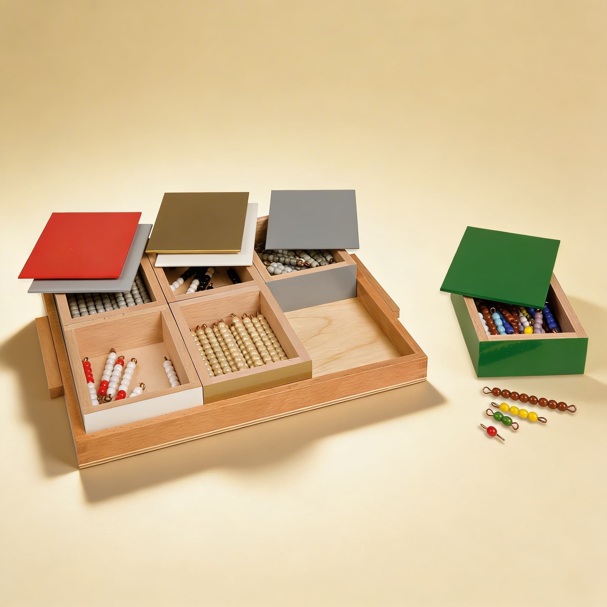 Elementary Negative Snake Game: Individual Beads Glass