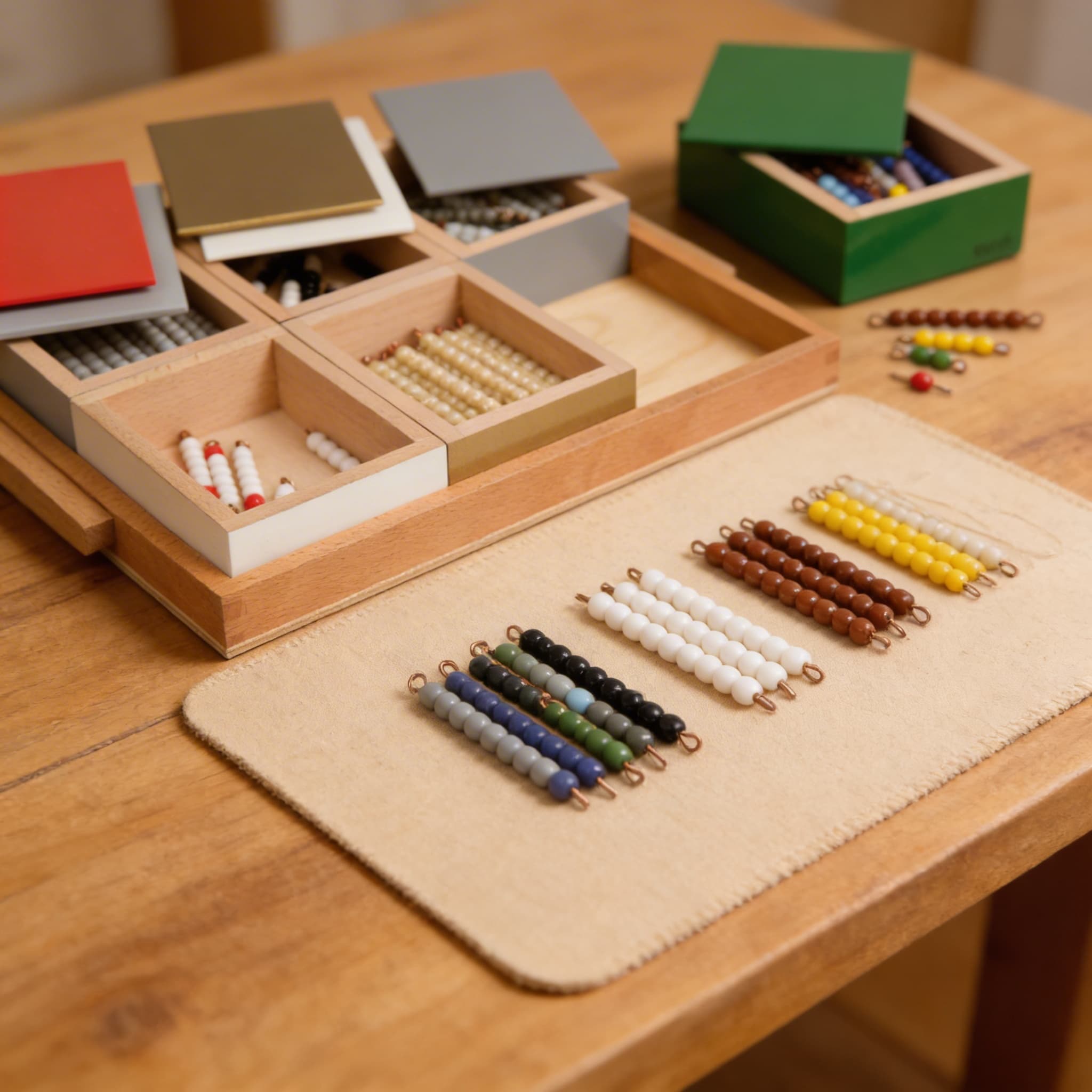 Elementares Negativschlangenspiel: Einzelperlen Glas — Ansicht 3