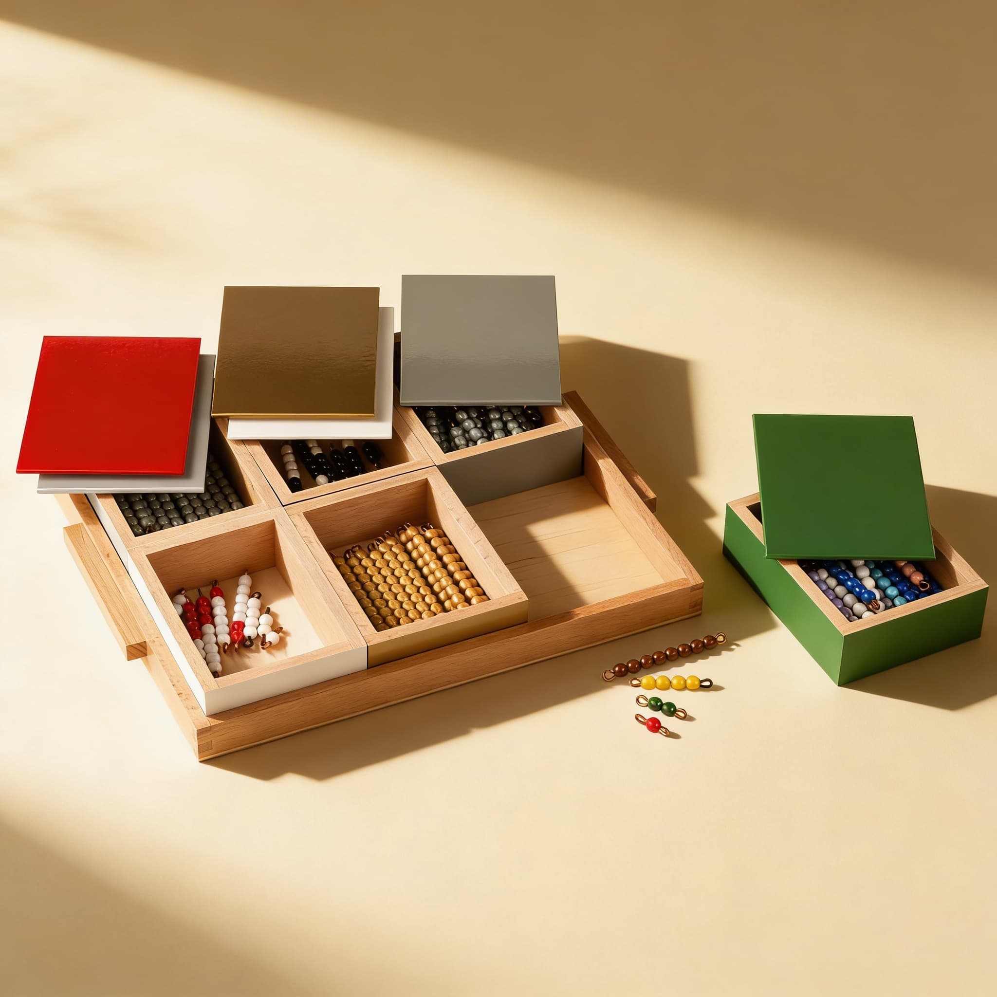 Elementares Negativschlangenspiel: Einzelperlen Nylon — Ansicht 2