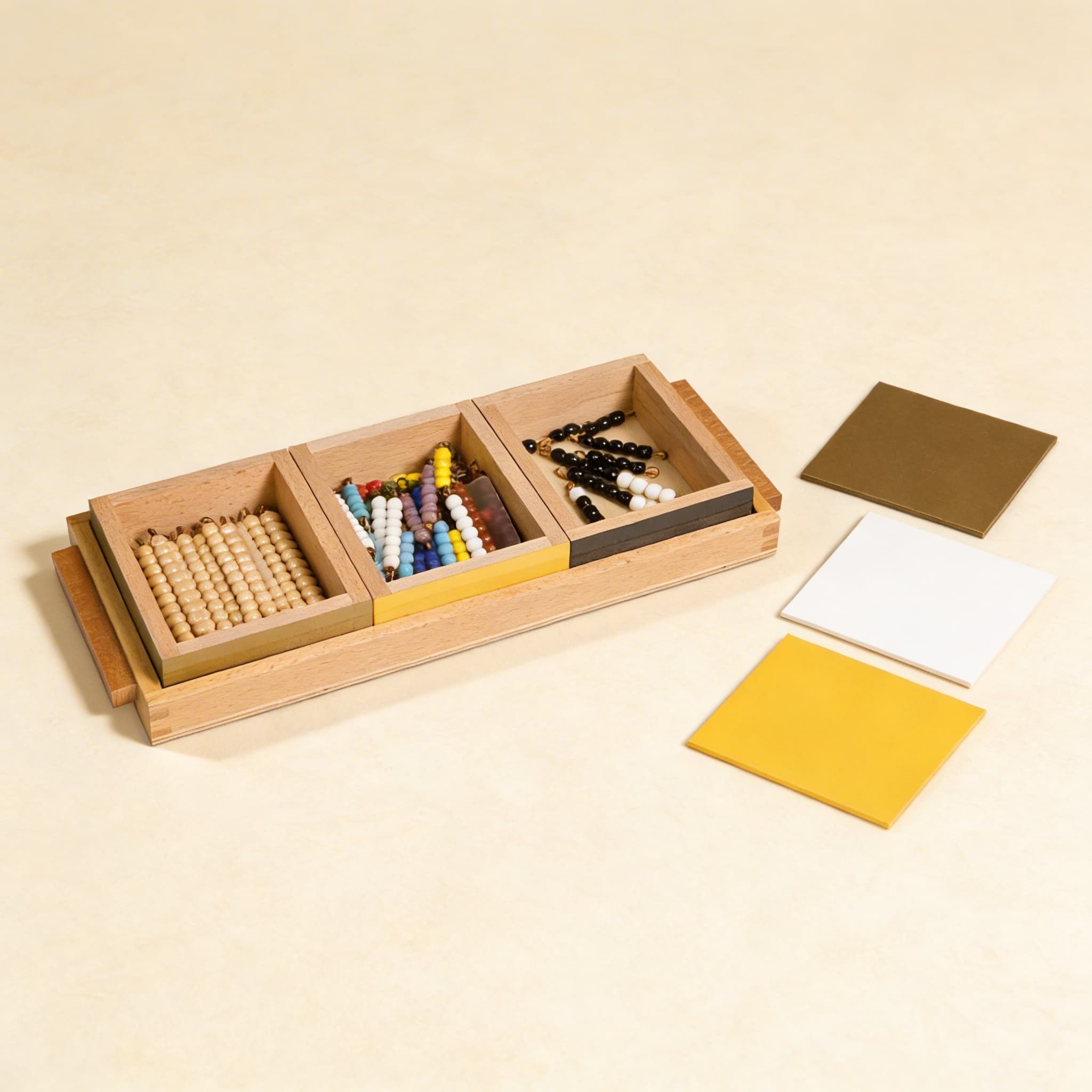 Multiplikationsschlangenspiel: Einzelperlen Glas