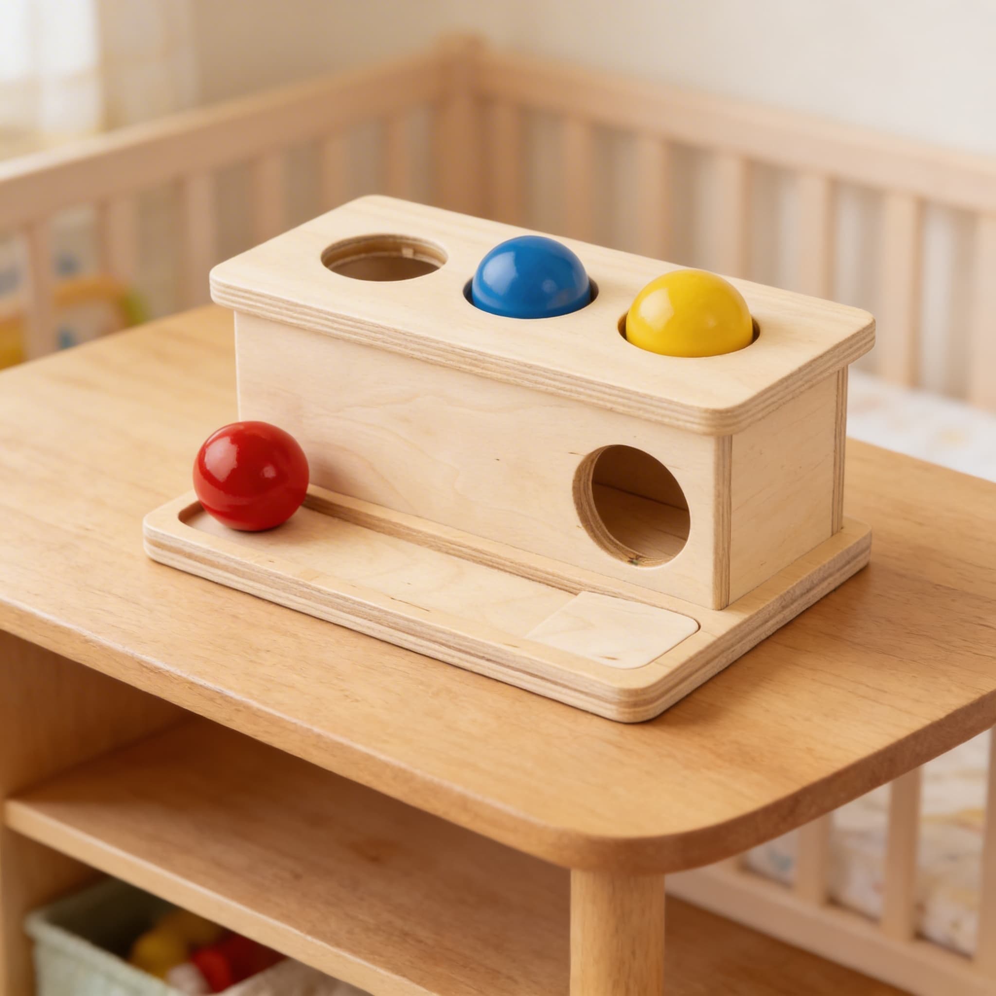 Schiebebox — Objektpermanenz-Entwicklungsaktivität — Detailansicht