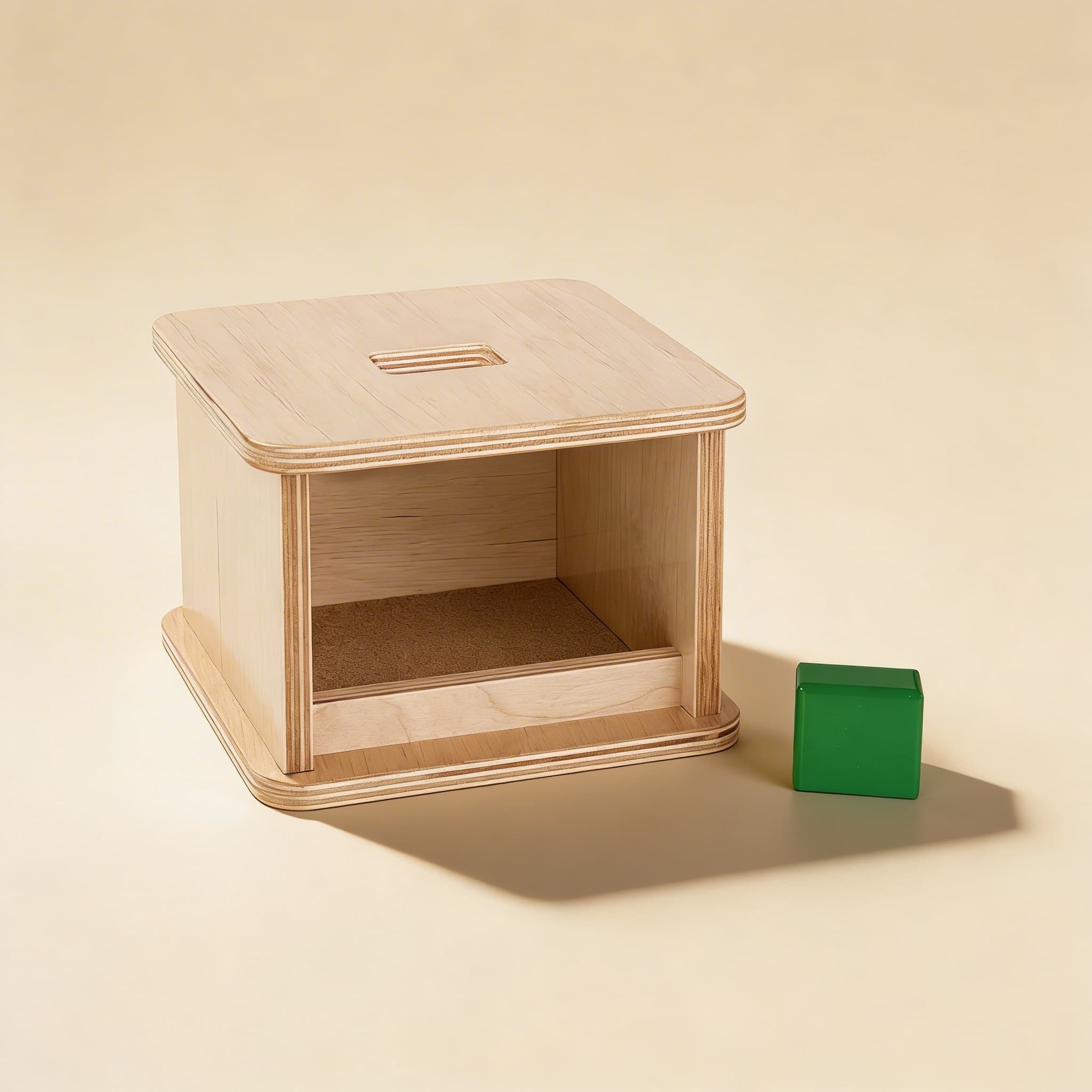 Imbucare Box with Rectangular Prism — Shape Discrimination Activity