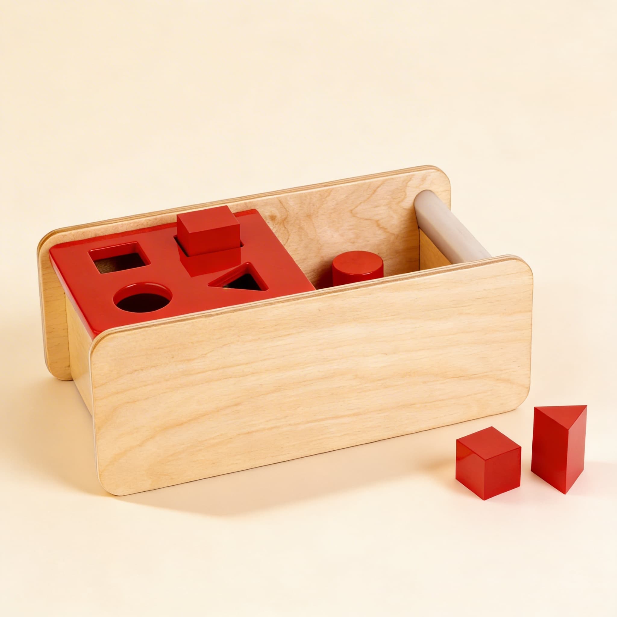 Imbucare Box — Flip Lid with 4 Shapes for Toddlers