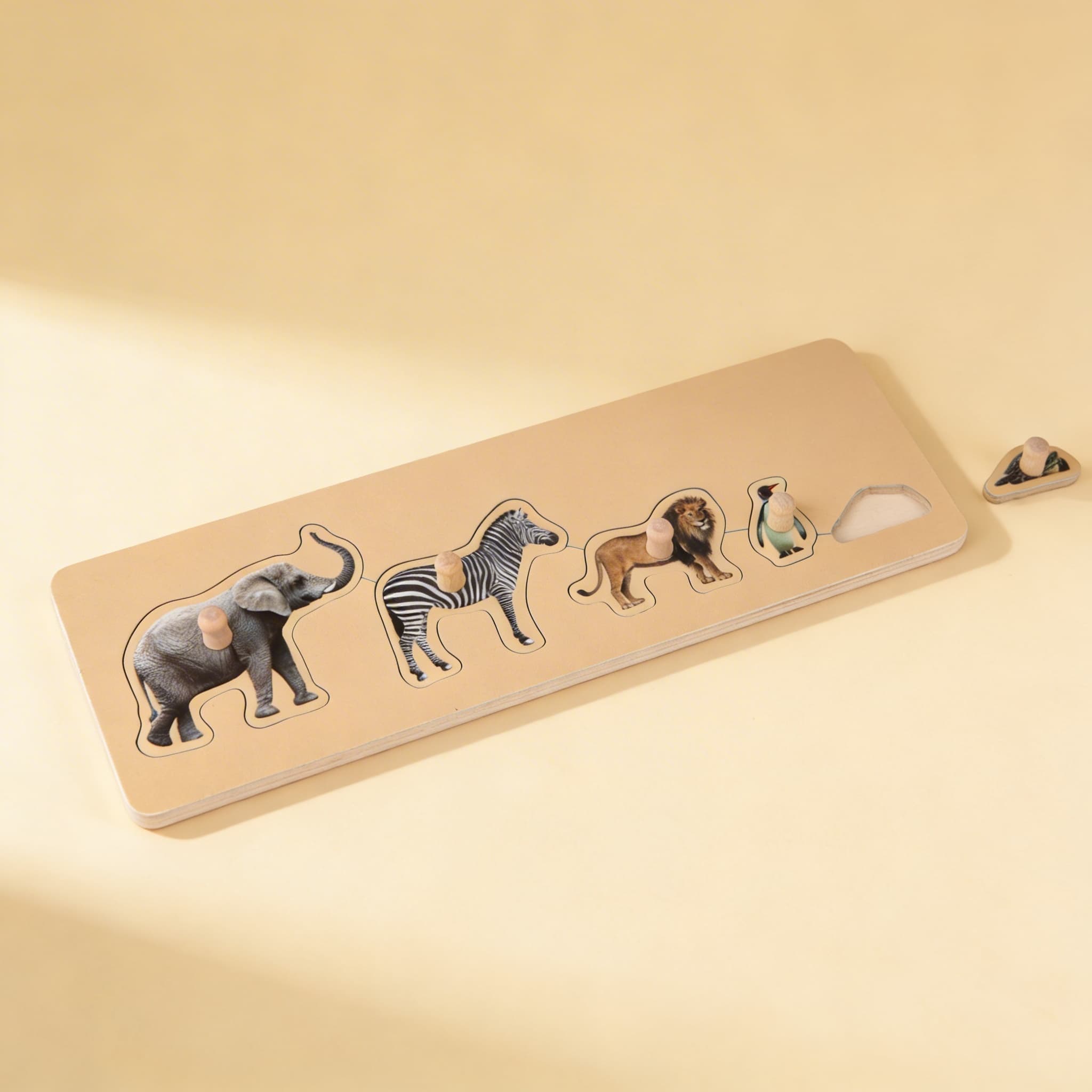 Kleinkind-Puzzle: 5 Wilde Tiere — Ansicht 2