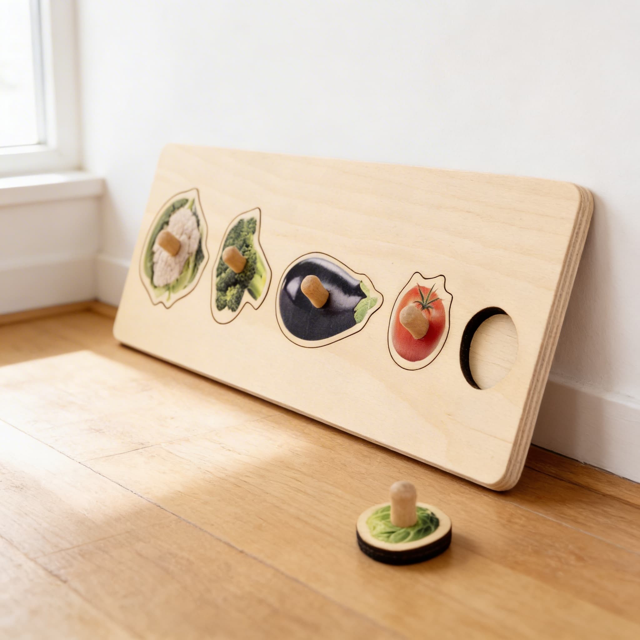 Kleinkind-Puzzle: 5 Gemüsesorten — Ansicht 2