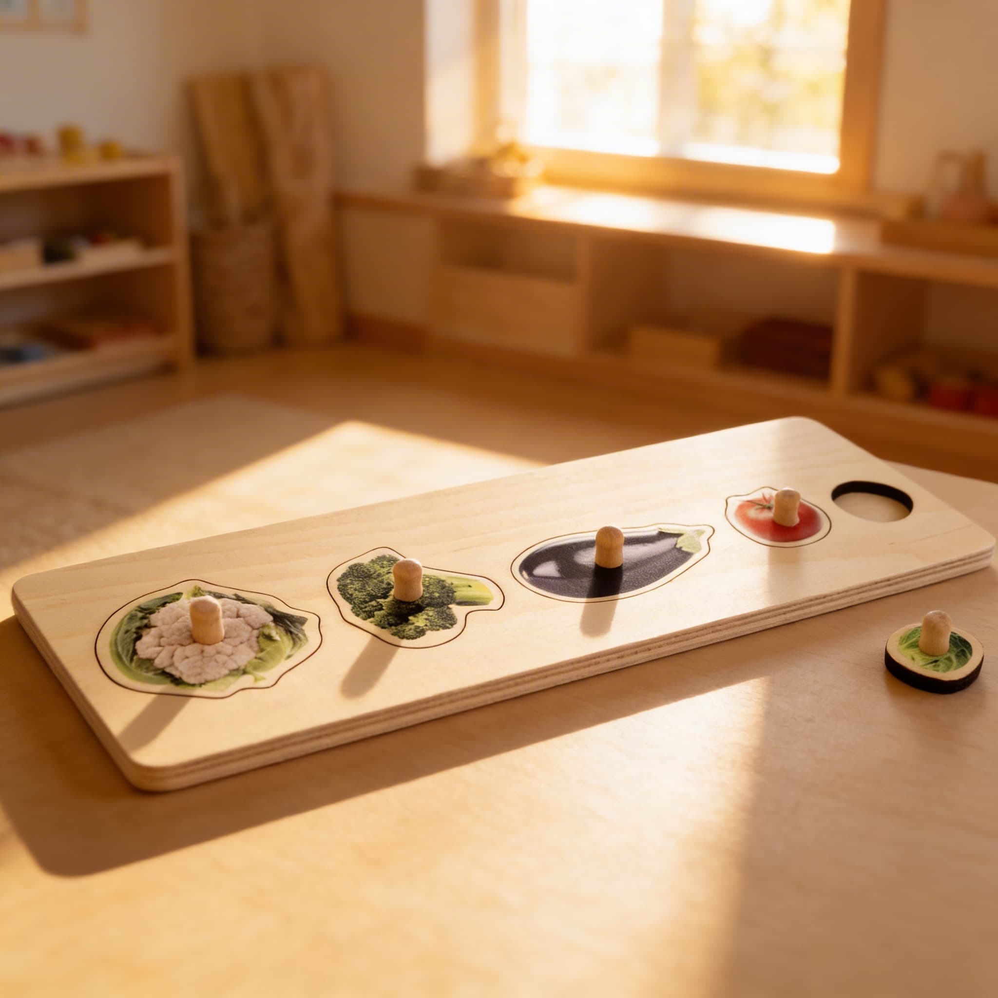 Kleinkind-Puzzle: 5 Gemüsesorten — Ansicht 4