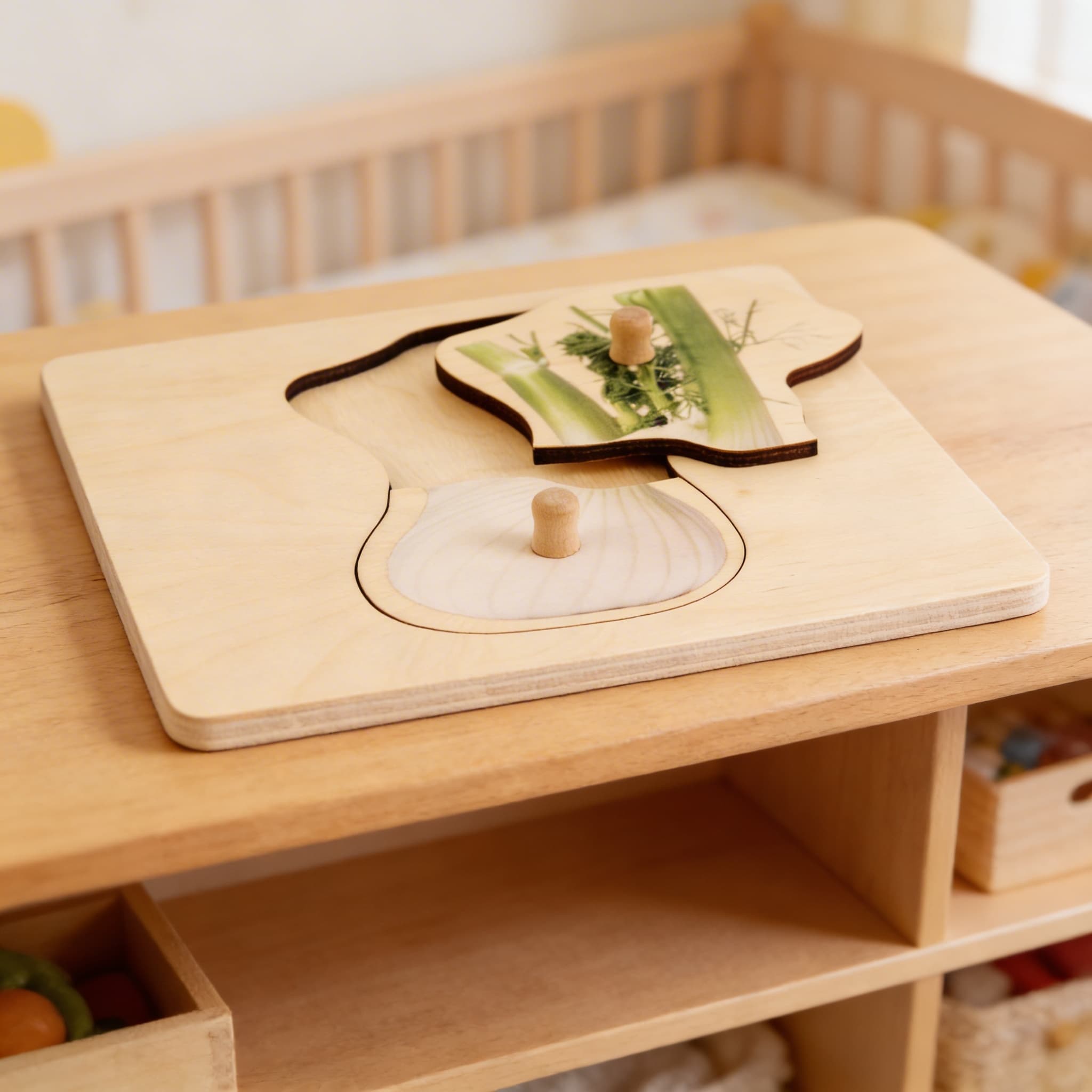 Kleinkind-Puzzle: Fenchel — Detailansicht