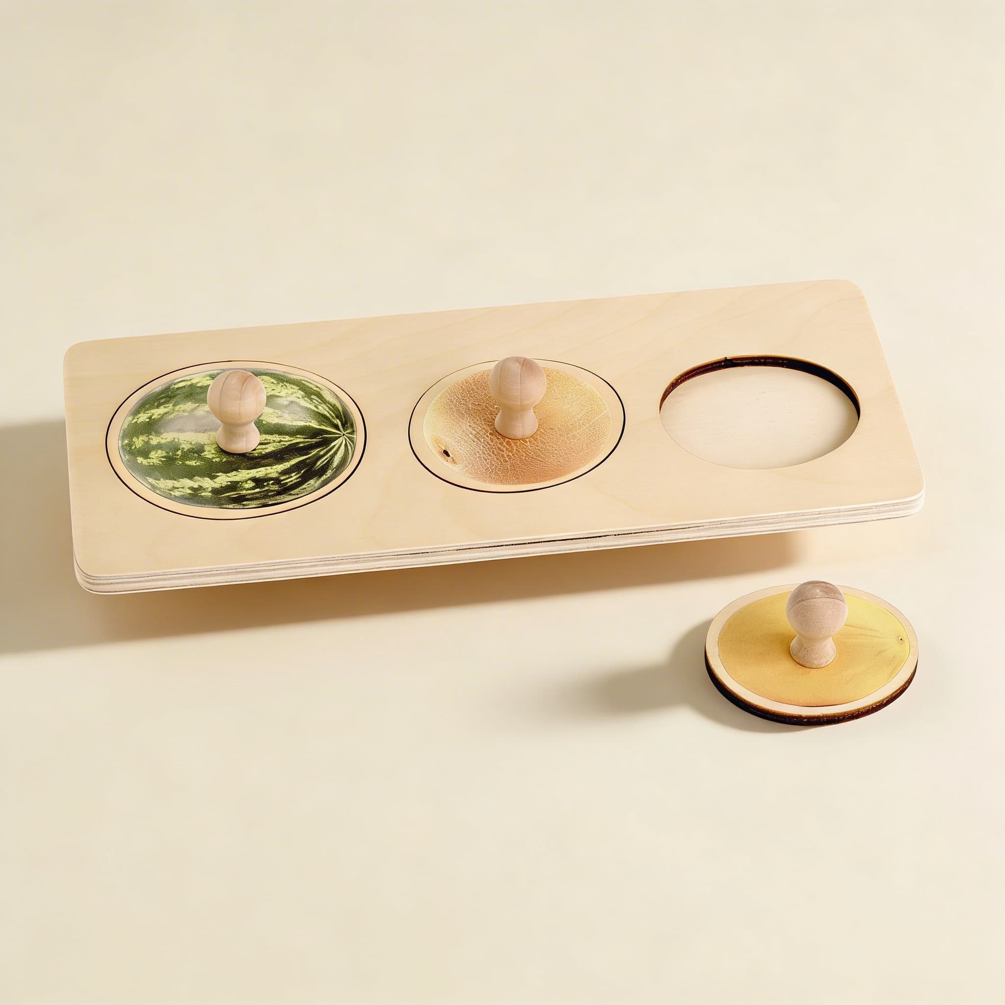 Kleinkind-Puzzle: 3 Melonen — Katalogansicht