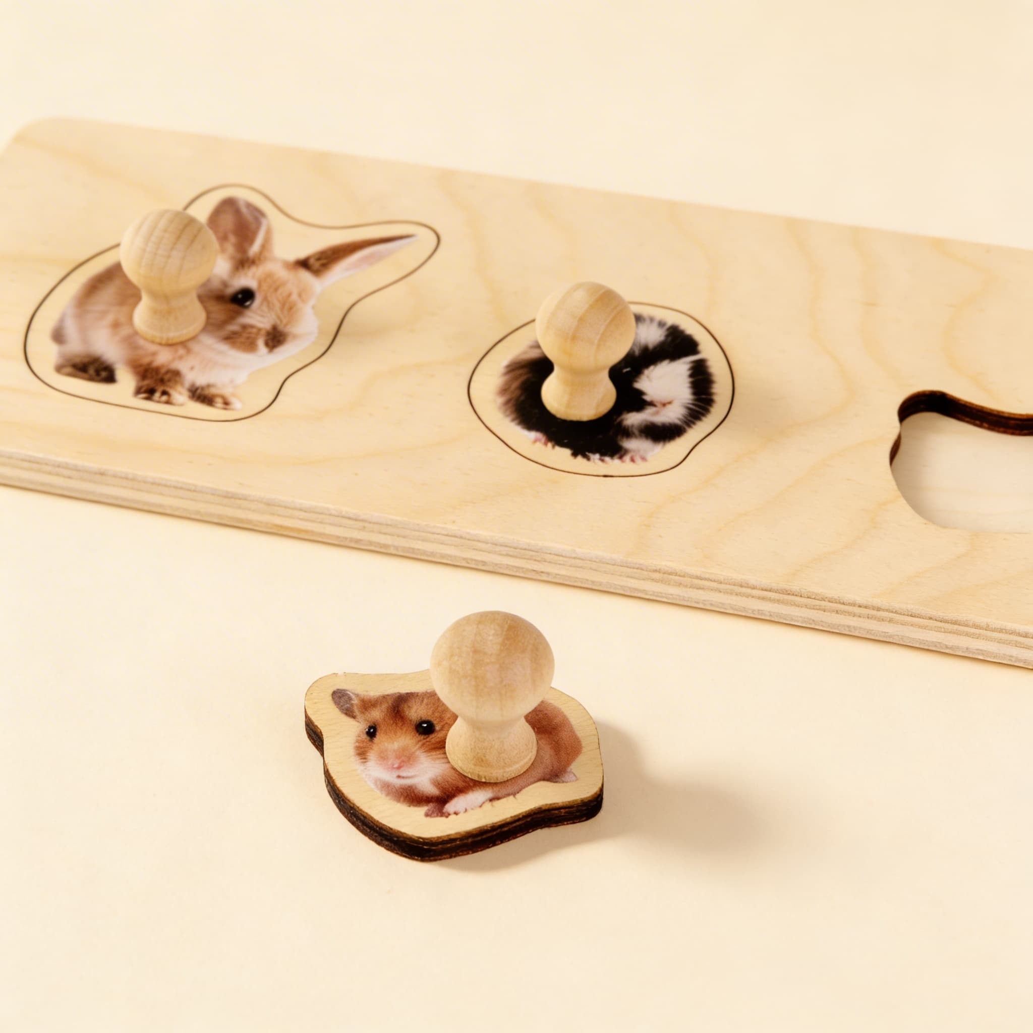 Kleinkind-Puzzle: 3 Nagetiere — Katalogansicht