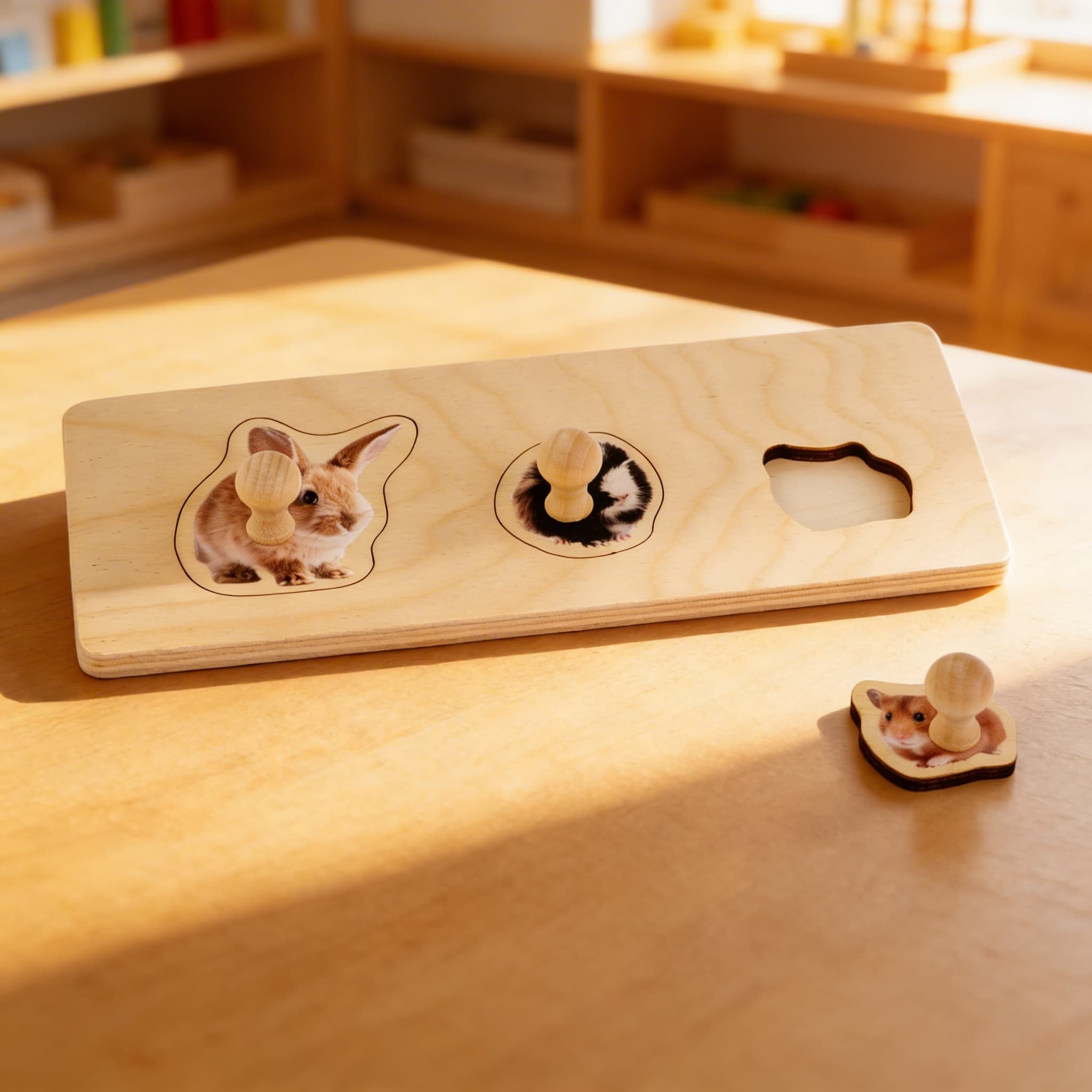 Kleinkind-Puzzle: 3 Nagetiere — Im Einsatz