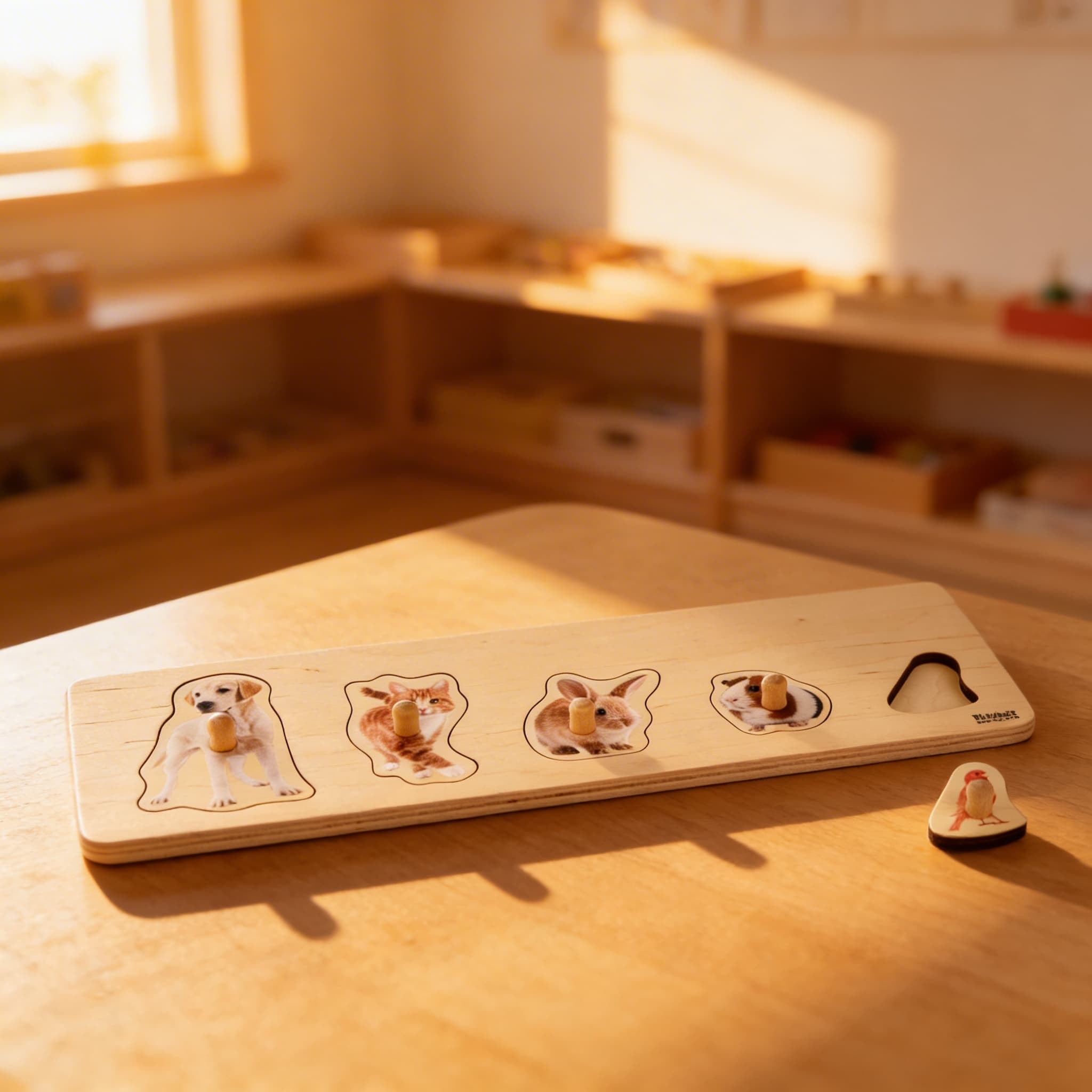 Kleinkind-Puzzle: 5 Haustiere — Im Einsatz