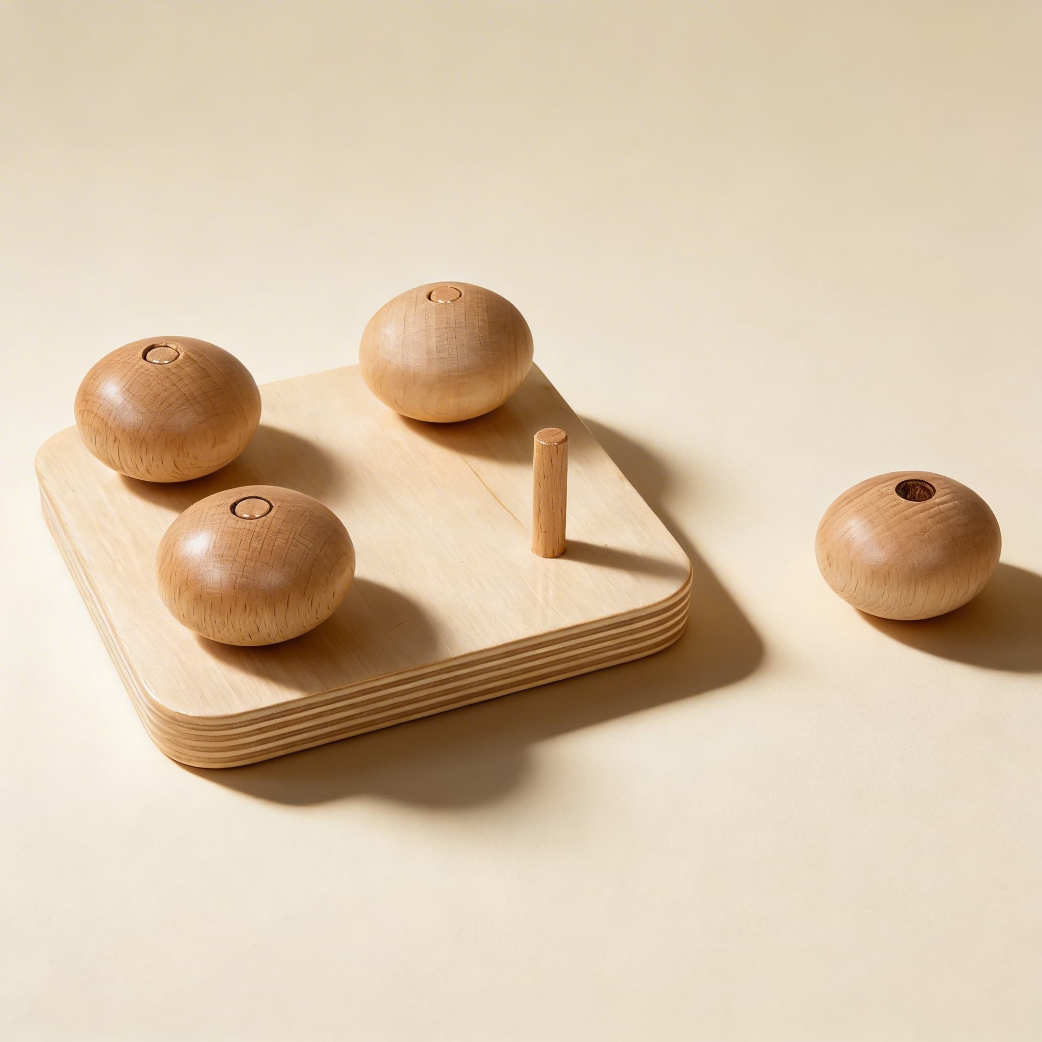 Ellipsoide auf kleinen Stiften