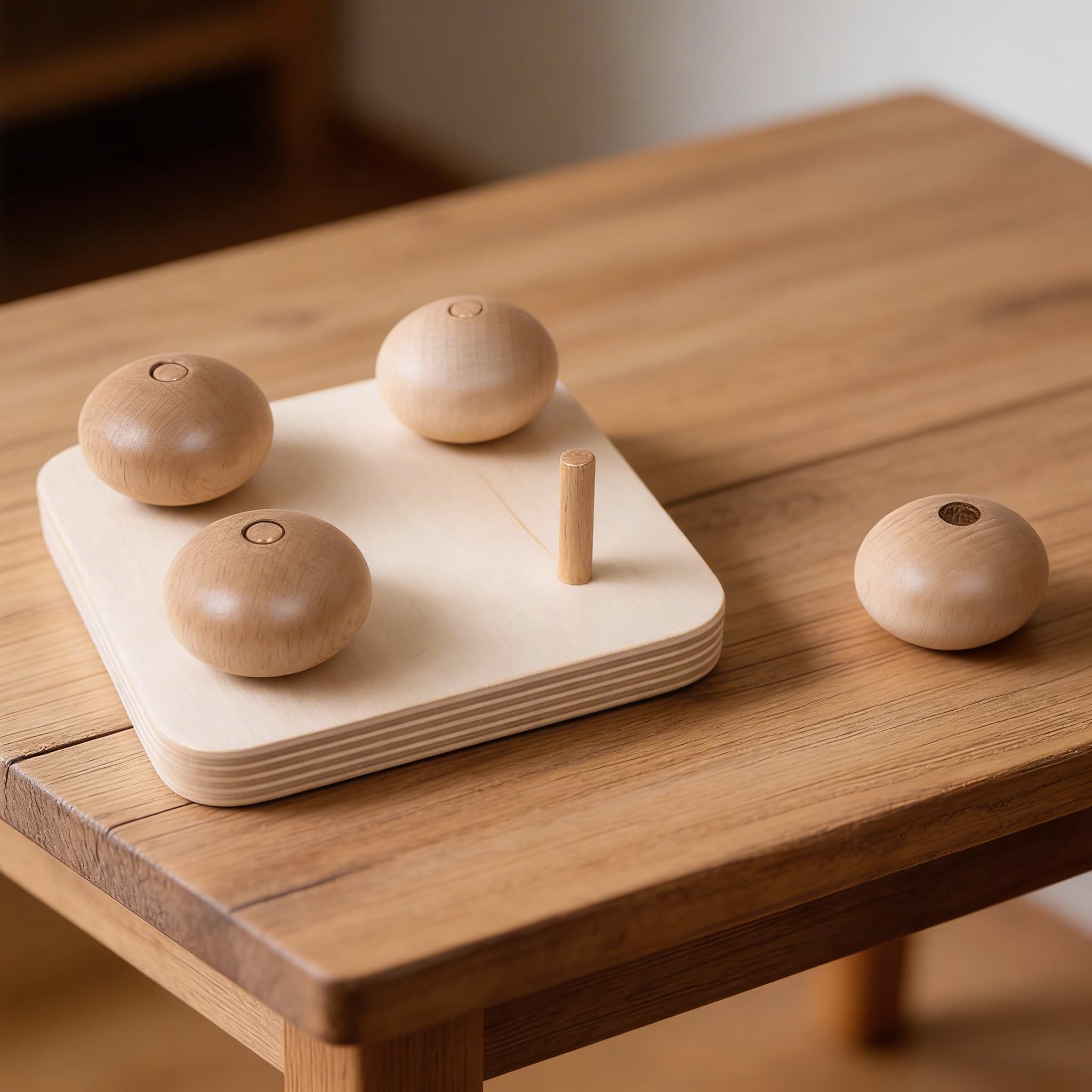 Ellipsoide auf kleinen Stiften — Ansicht 3