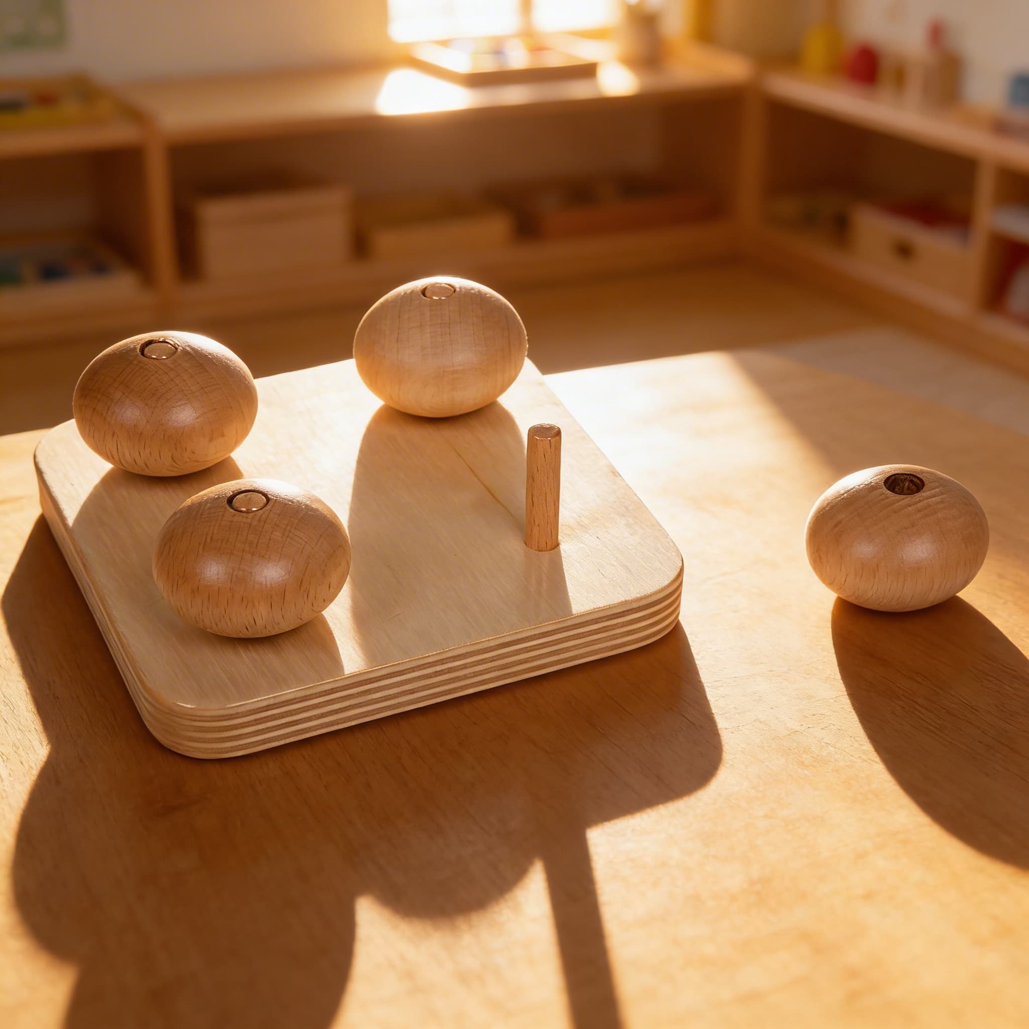 Ellipsoide auf kleinen Stiften — Ansicht 4