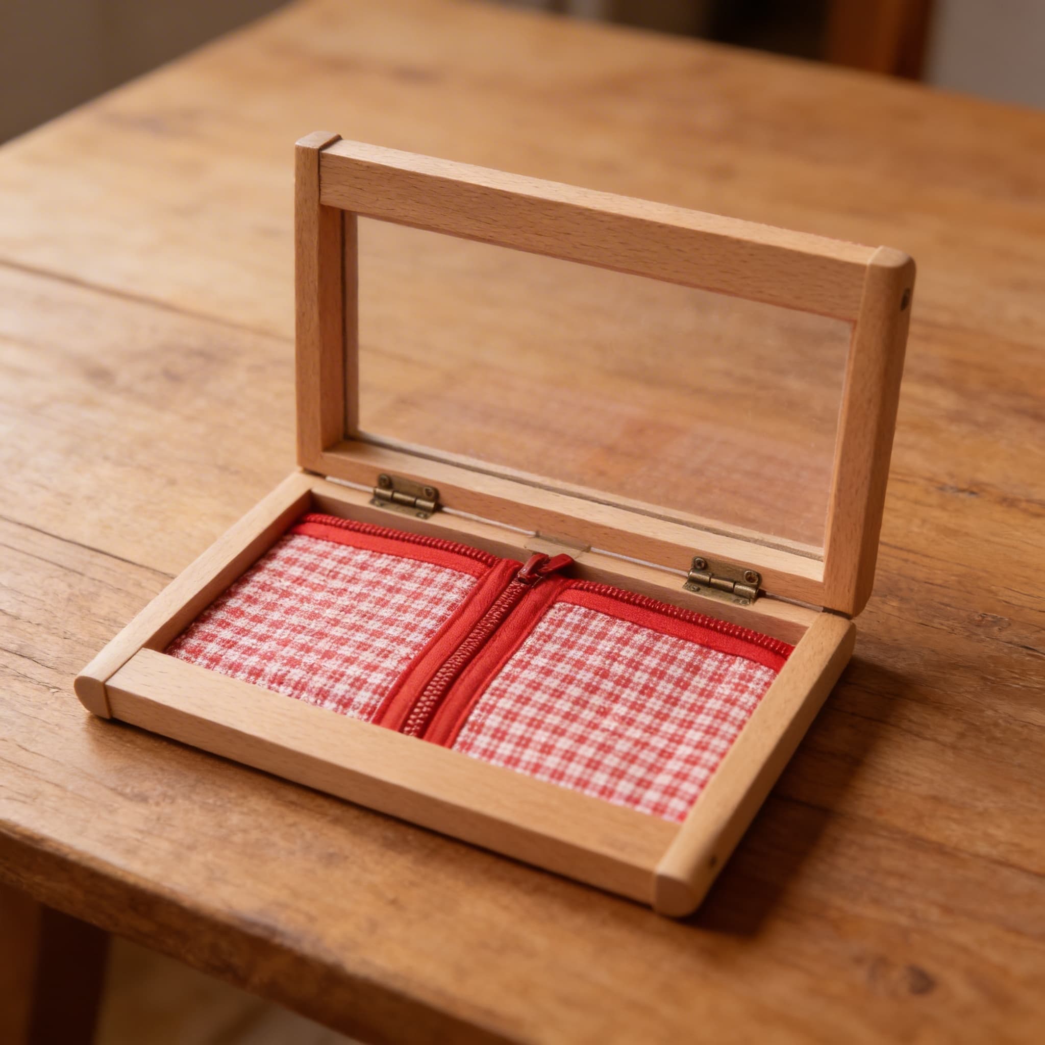 Anziehrahmen: Großer Reißverschluss — Für Kleinkinder — Detailansicht