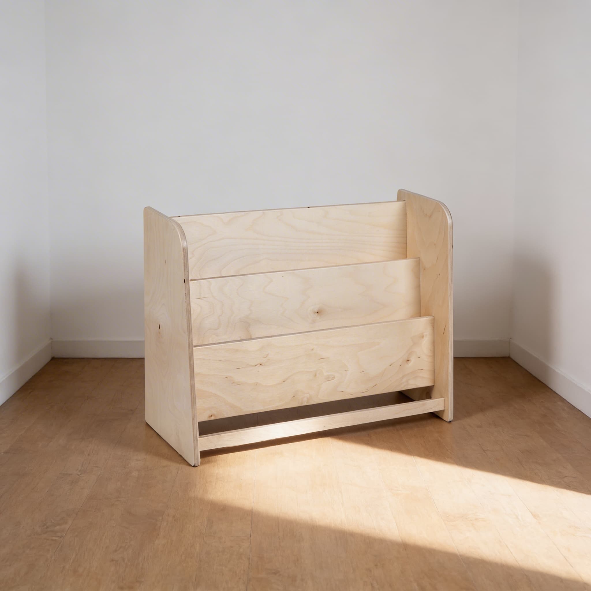 Dressing Frame Stand — Wooden Display for 6 Frames at Child Height