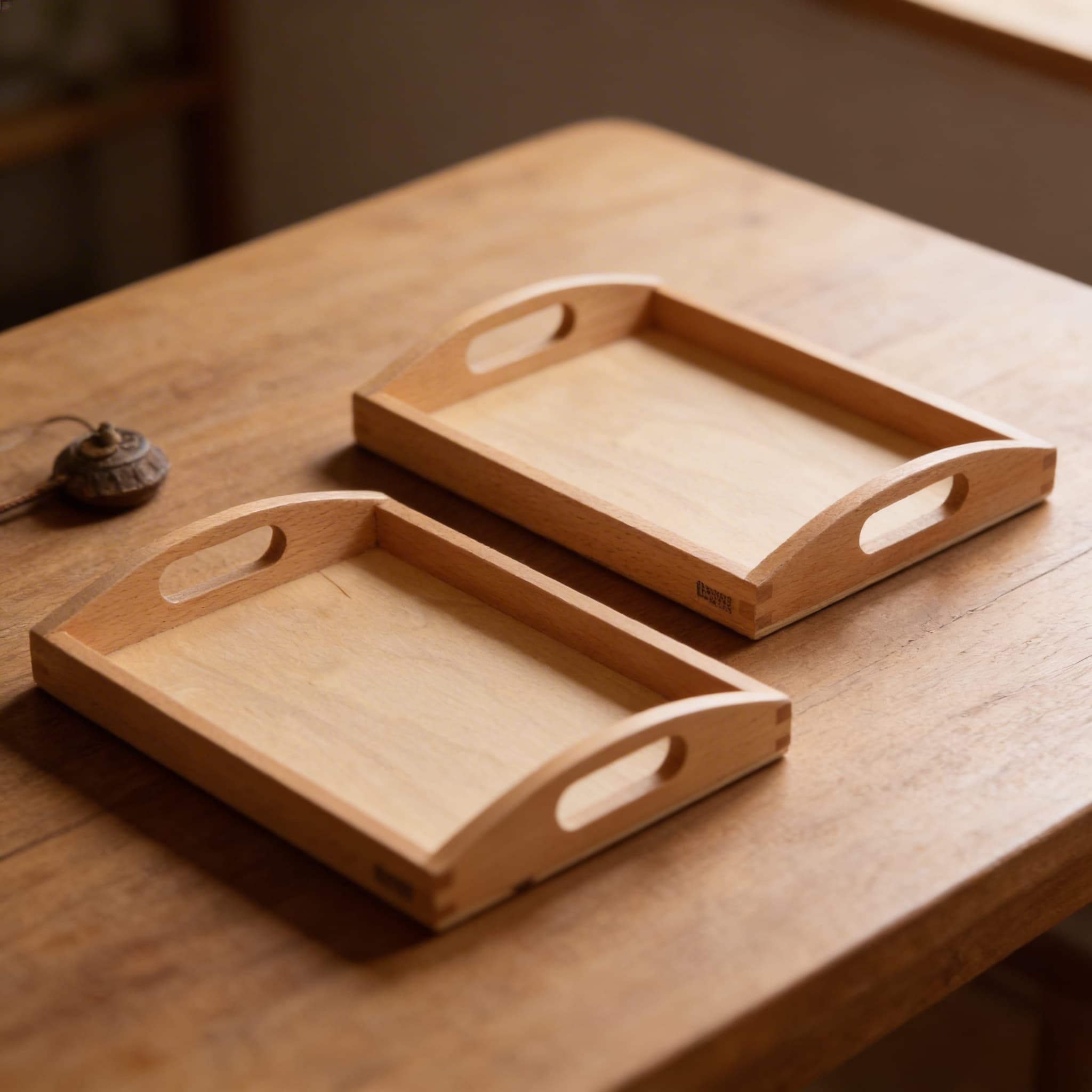 Holztablett Klein: 2er-Set — Ansicht 3