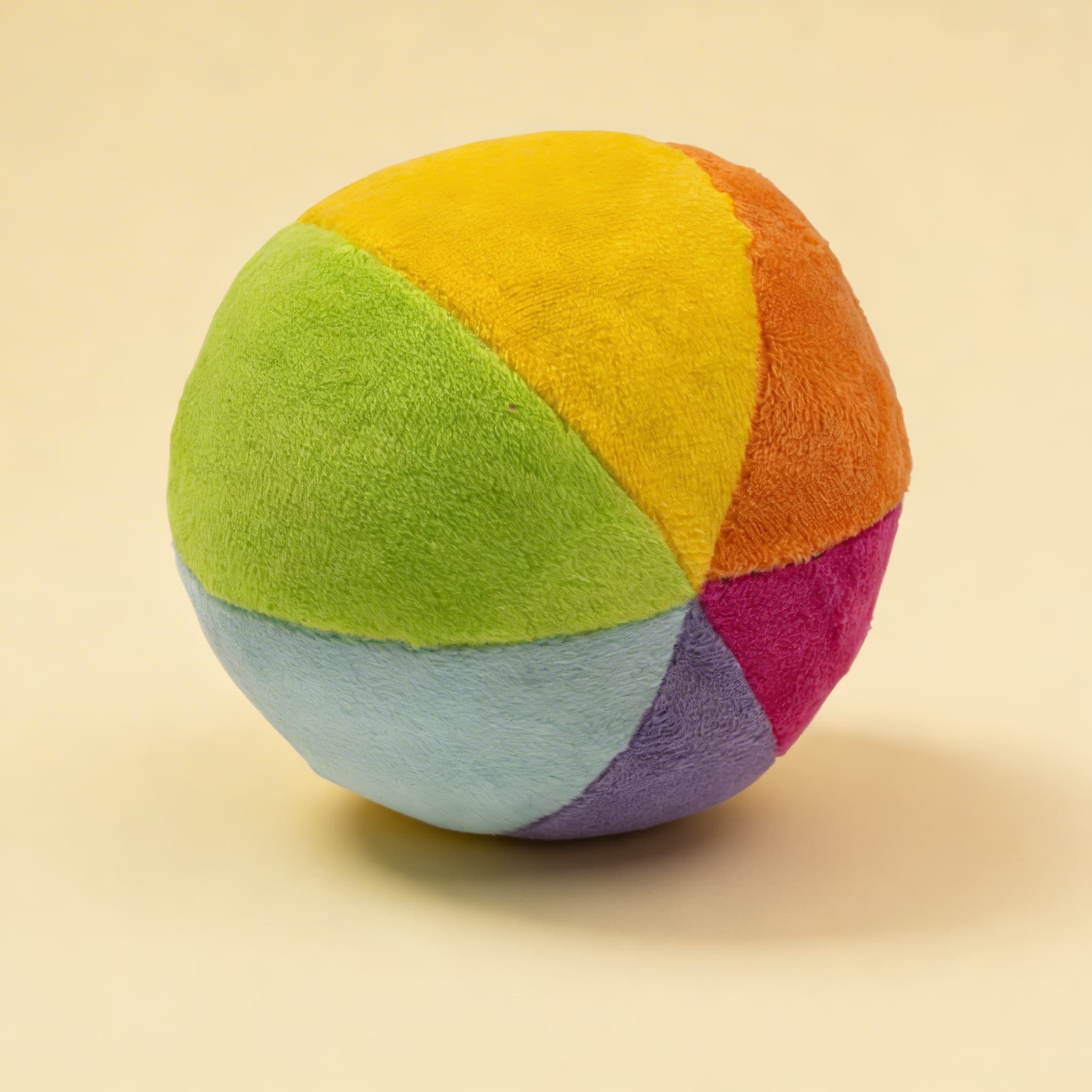Weicher Sensorikball — Strukturierte Stoffe mit Rassel für Säuglinge — Katalogansicht