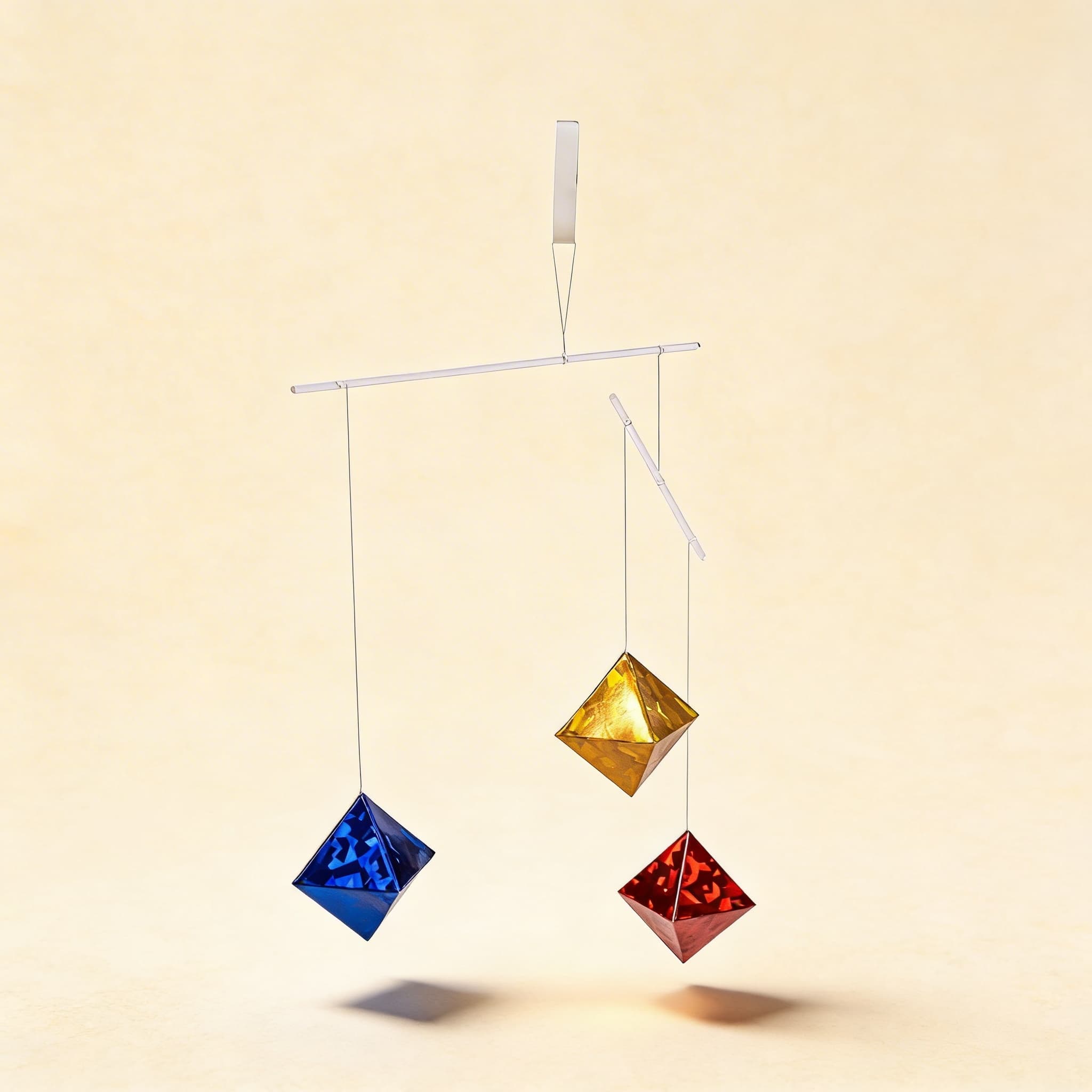 Octahedron Mobile — Geometric Crystal Forms for Visual Development