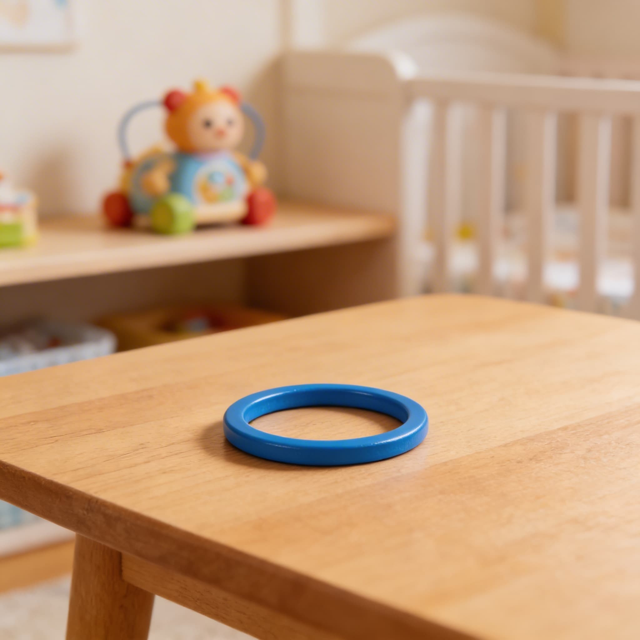 Greifring — Glattes nahtloses Design für Säuglingsentwicklung — Detailansicht