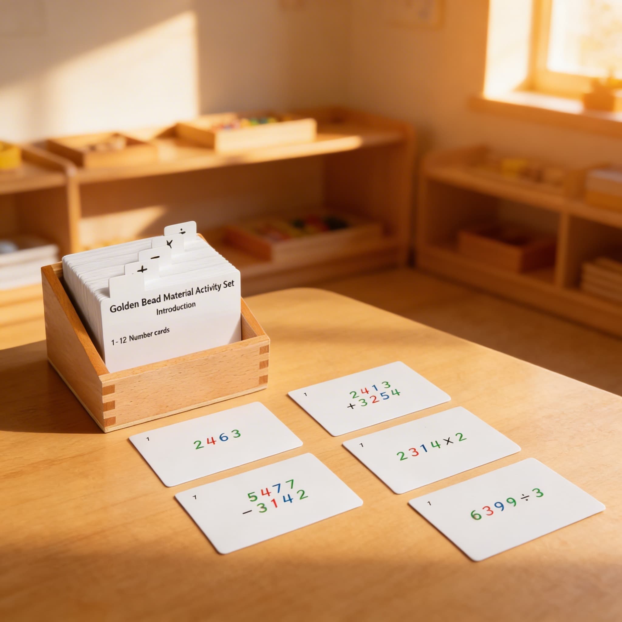 Sada aktivit se zlatými korálky — Při použití