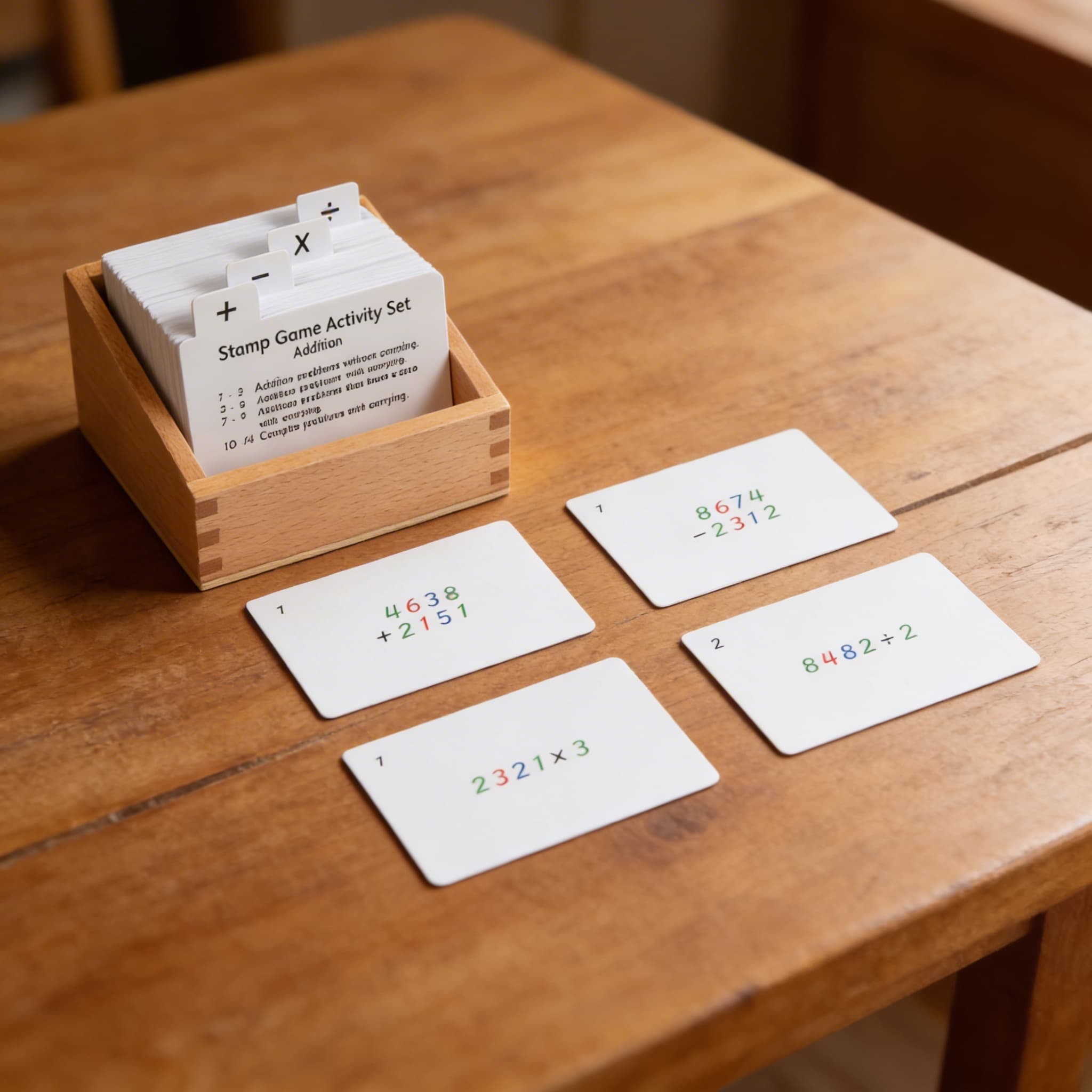 Sada aktivit ke známkové hře — Detailní pohled