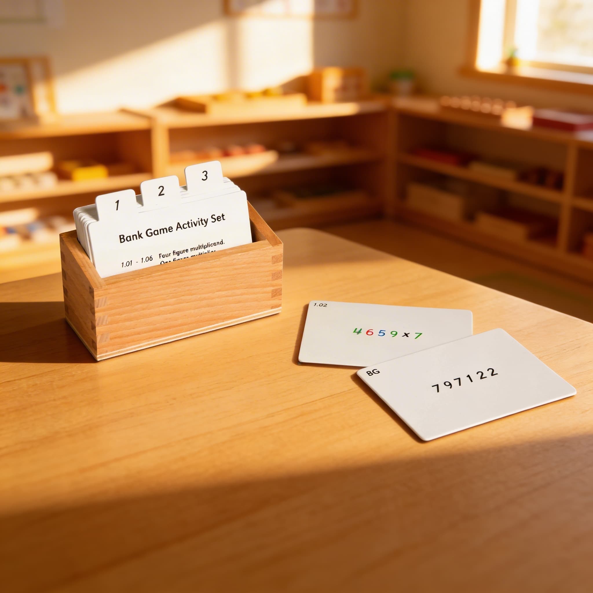 Sada aktivit k bankovní hře — Při použití