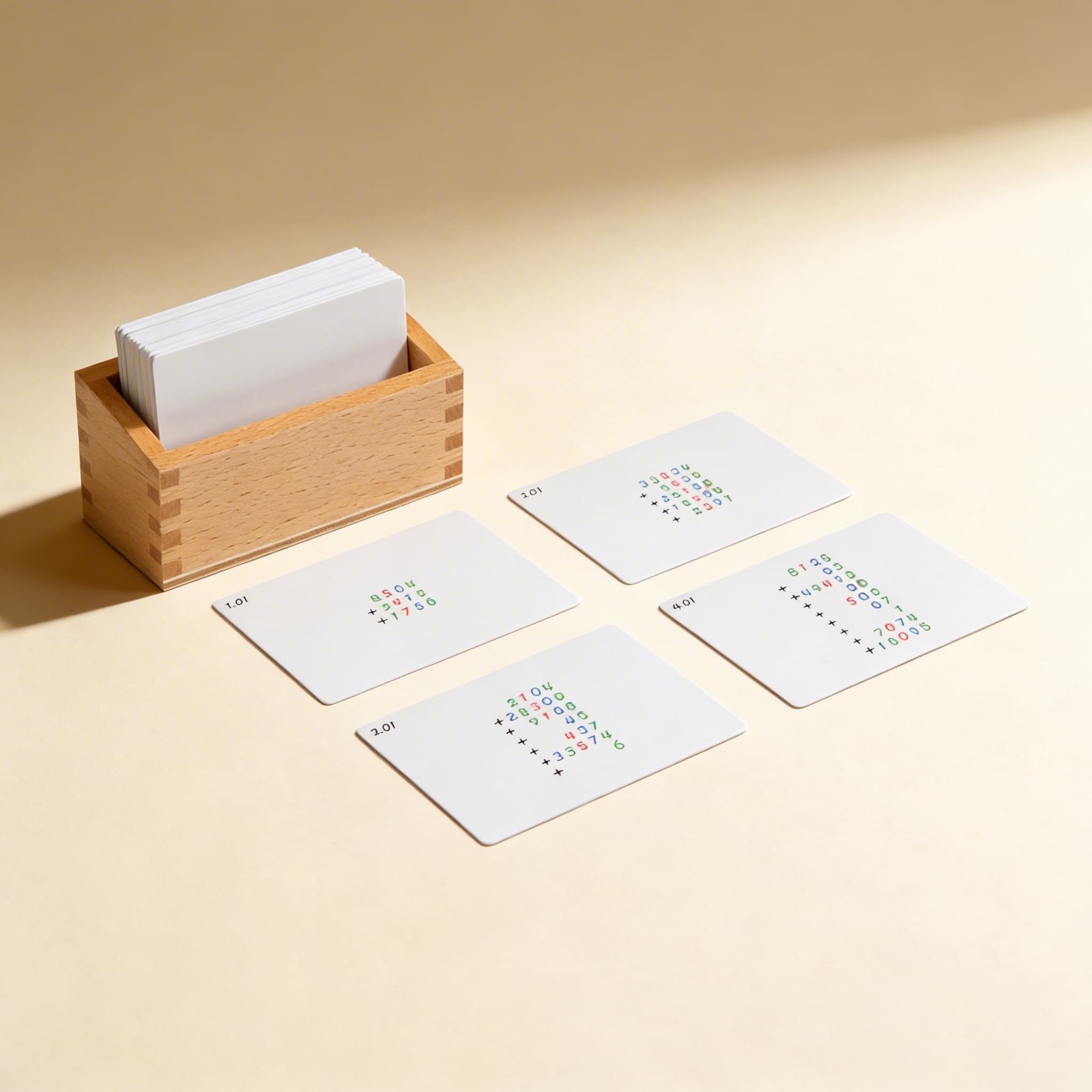 Sada aktivit s tečkovými cvičeními — Boční pohled