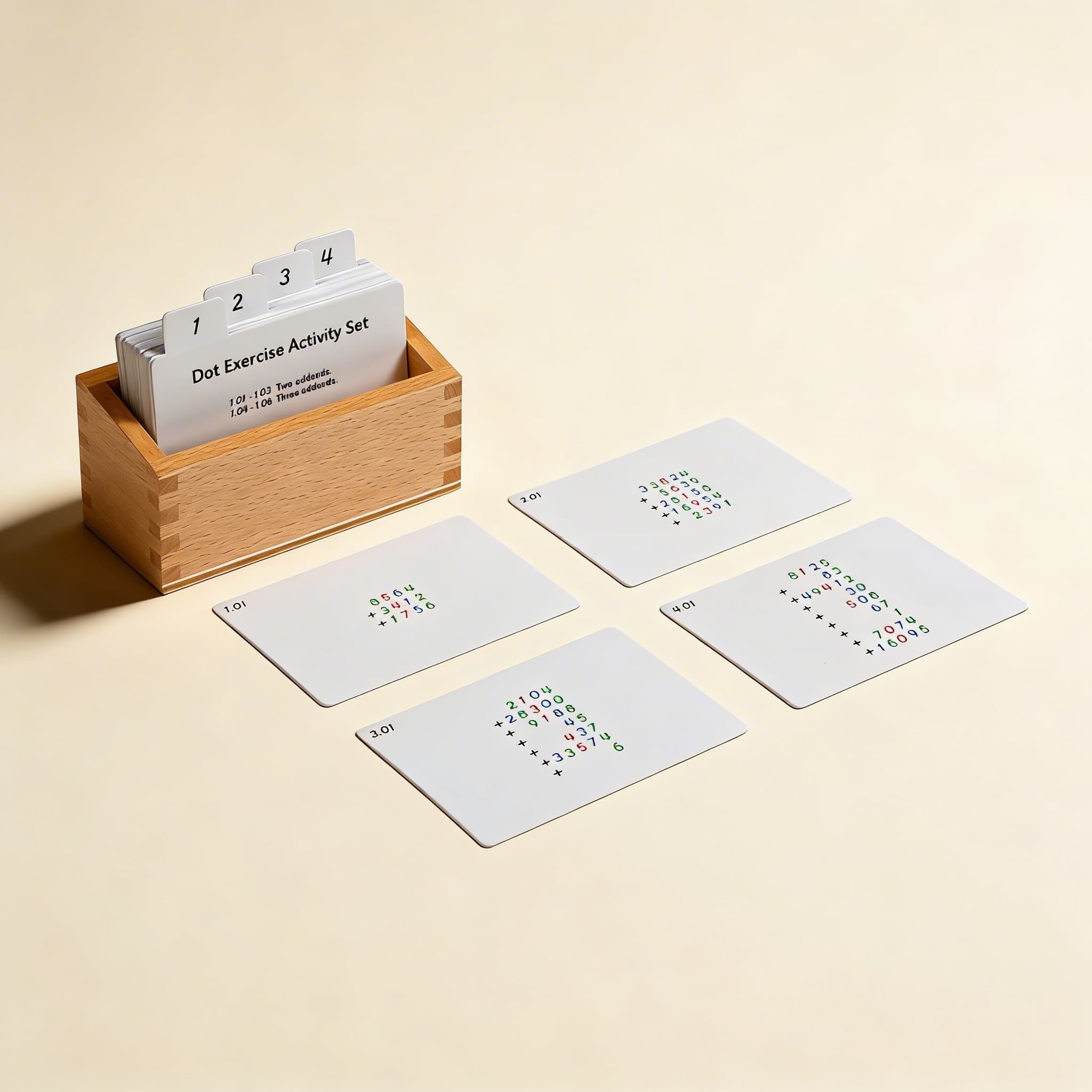 Sada aktivit s tečkovými cvičeními — Katalogový pohled