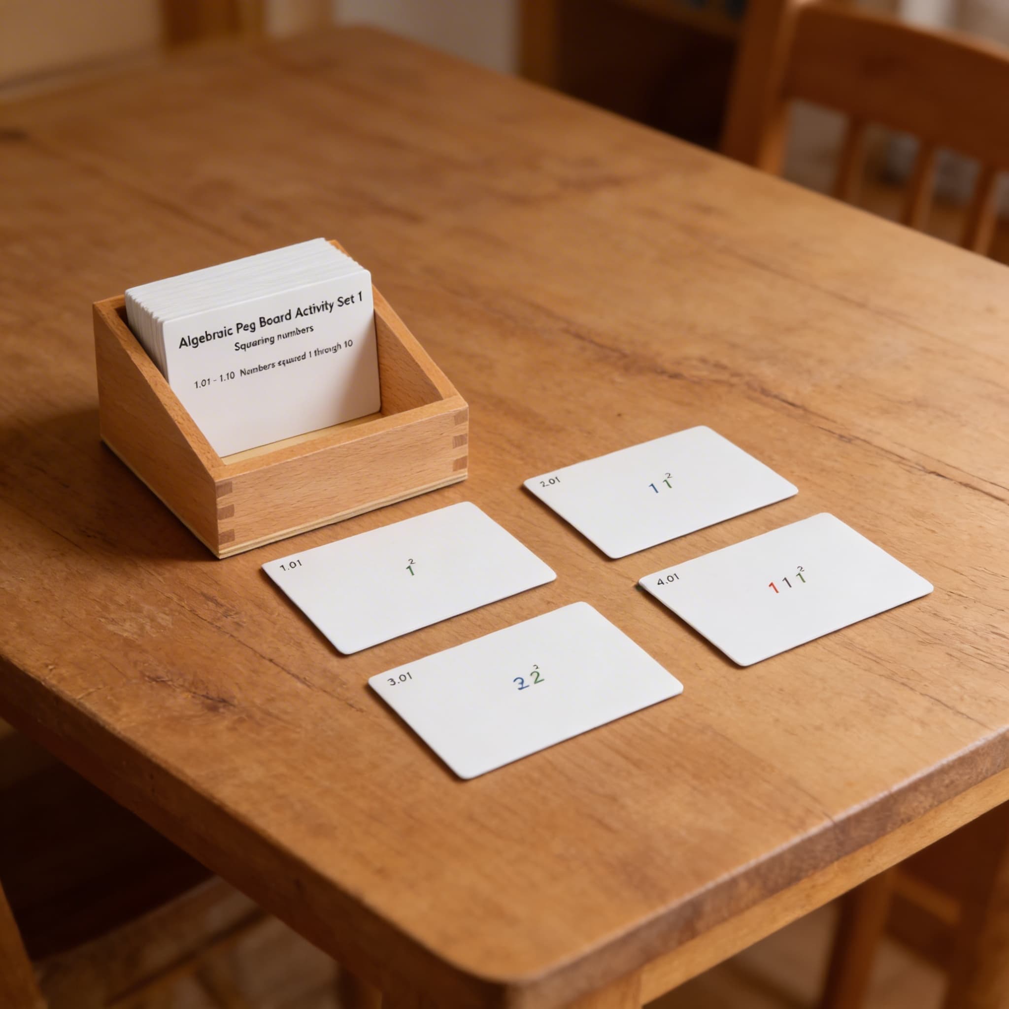 Sada aktivit pro algebraickou kolíkovou tabuli: 1 — Detailní pohled