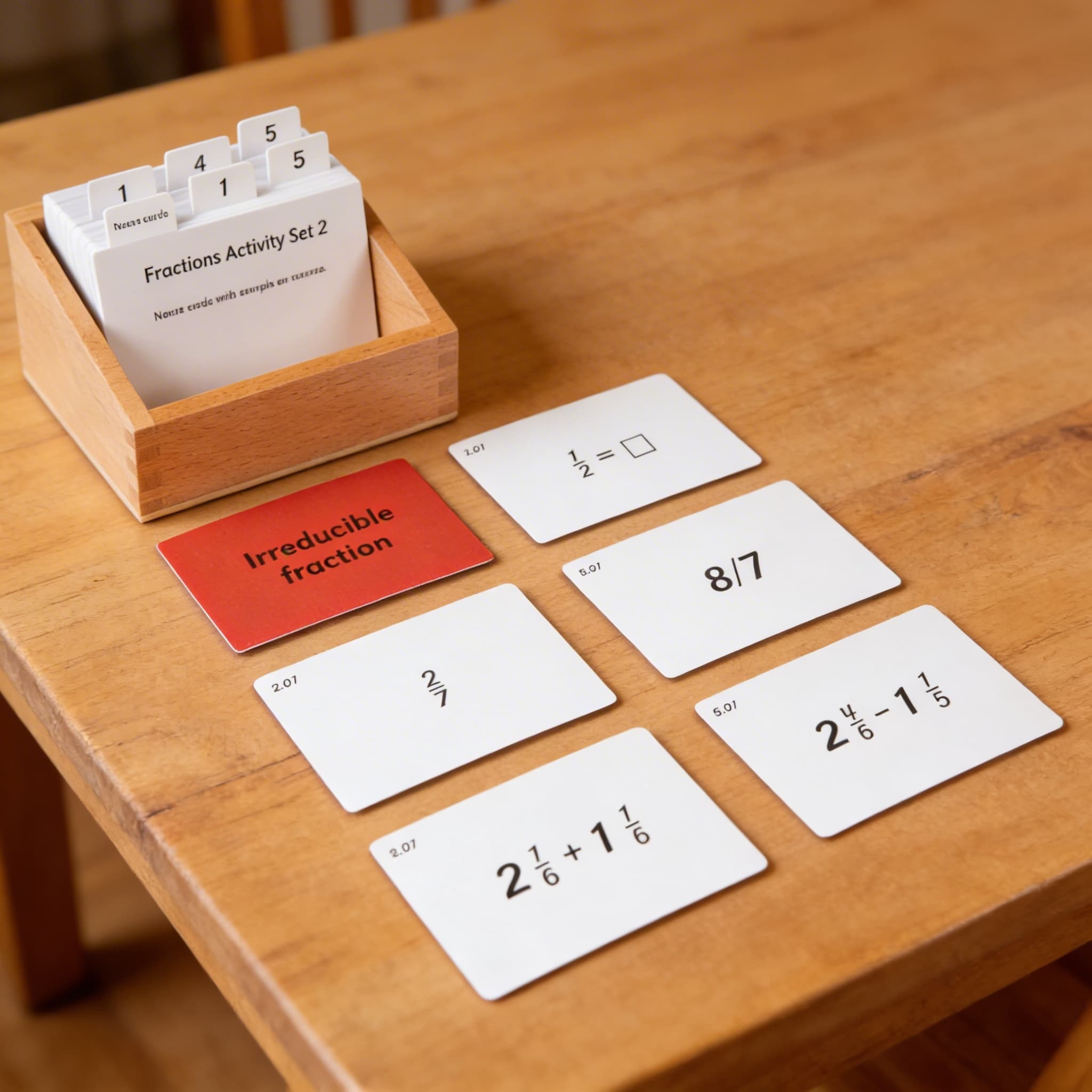 Sada zlomkových aktivit: 2 — Detailní pohled