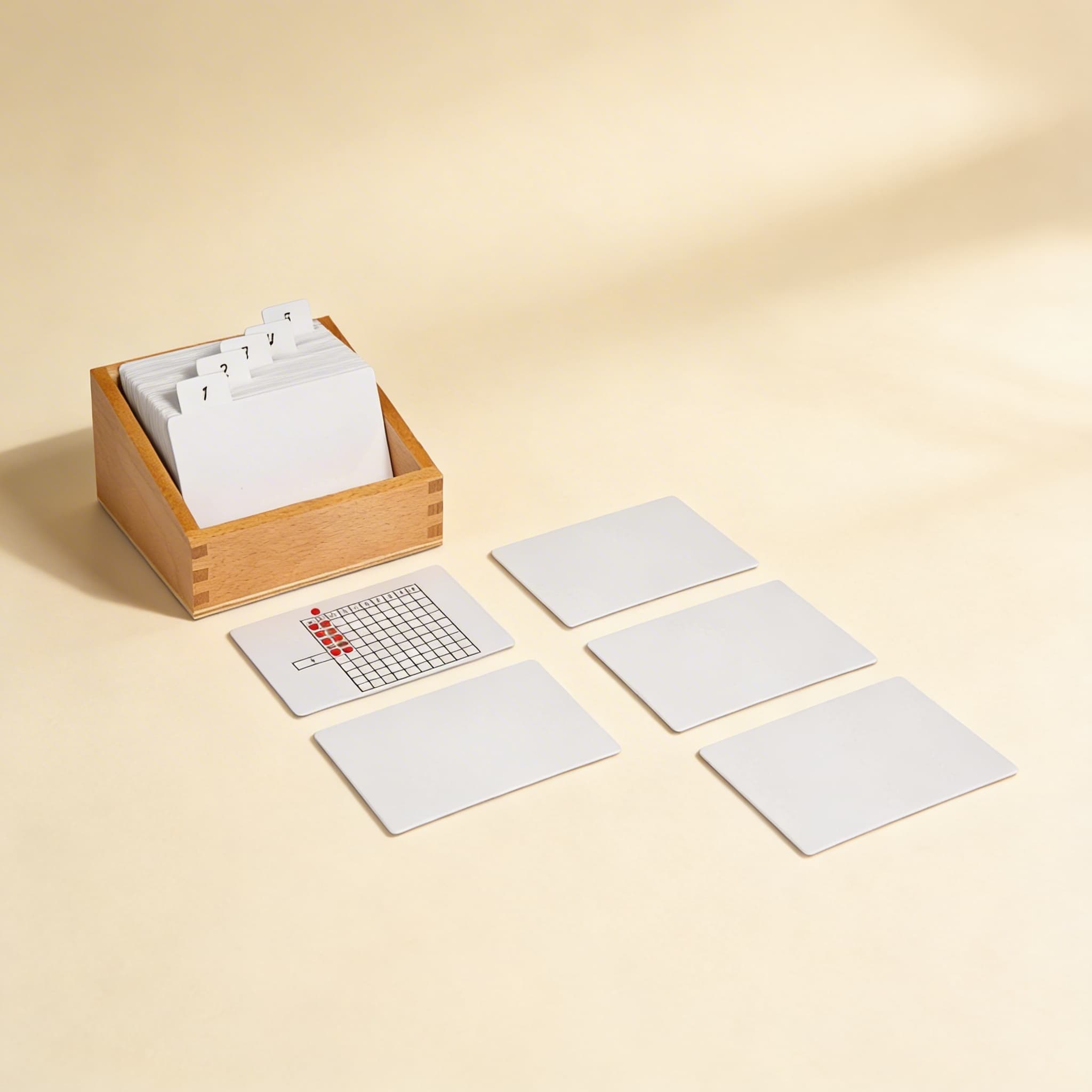 Sada aktivit k tabulce násobení — Boční pohled