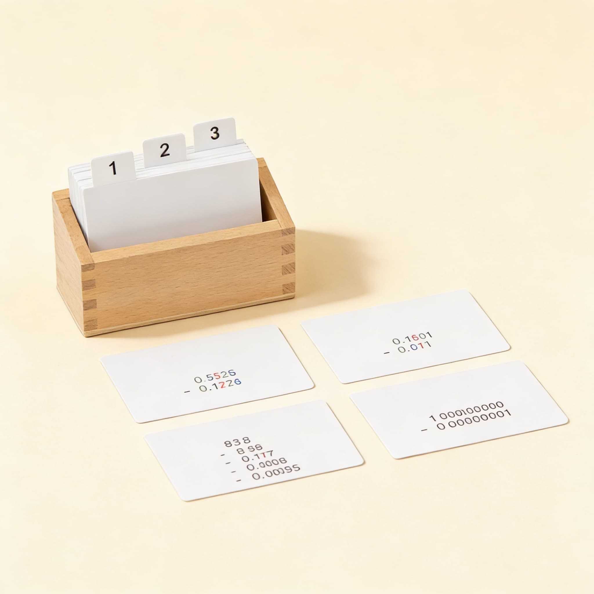 Sada aktivít cvičení s desatinnými zlomkami: 2 — Katalógový pohľad