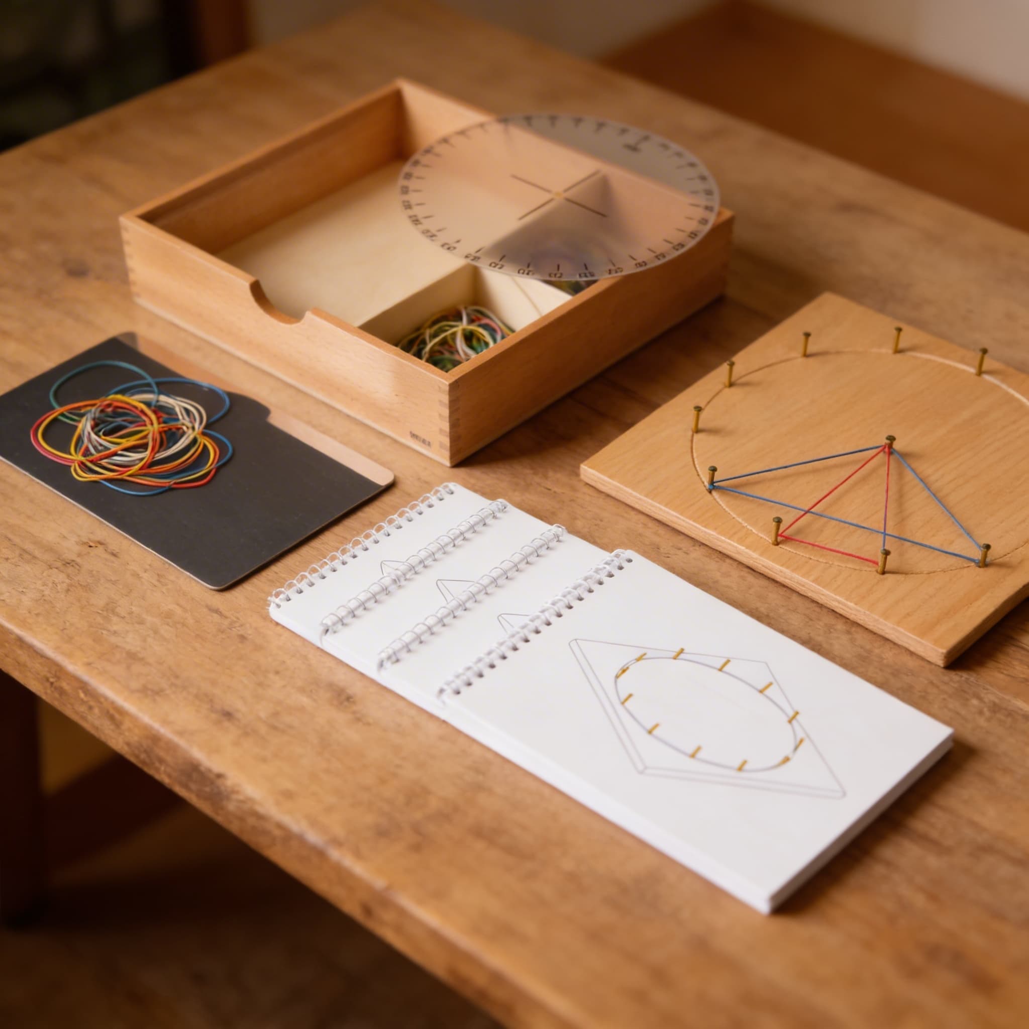 Nagelbrett — Geometrieerkundung — Ansicht 3