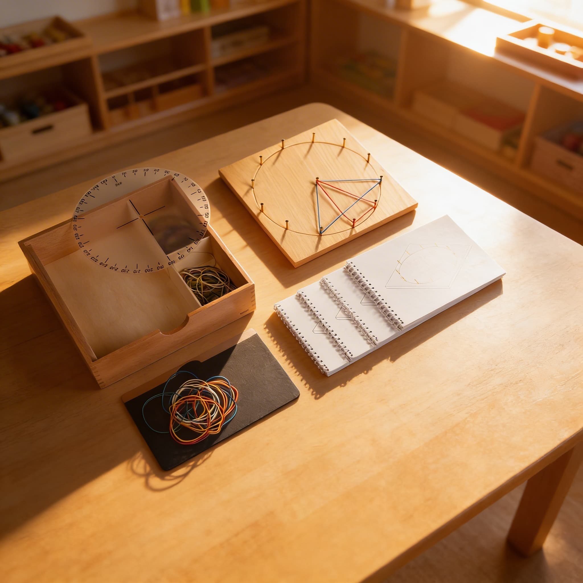 Nagelbrett — Geometrieerkundung — Ansicht 4