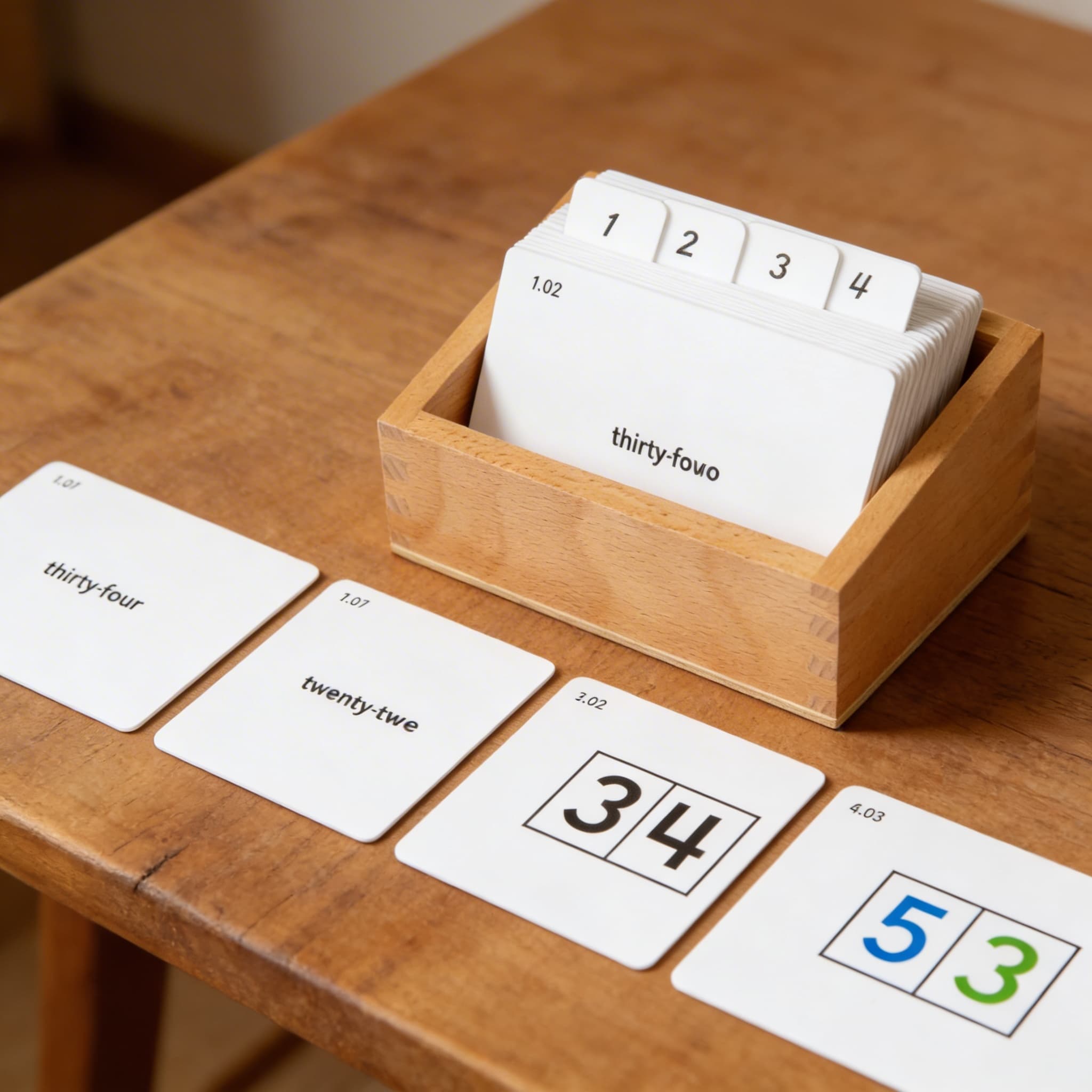 Sada aktivit s tabulkami desítek — Detailní pohled