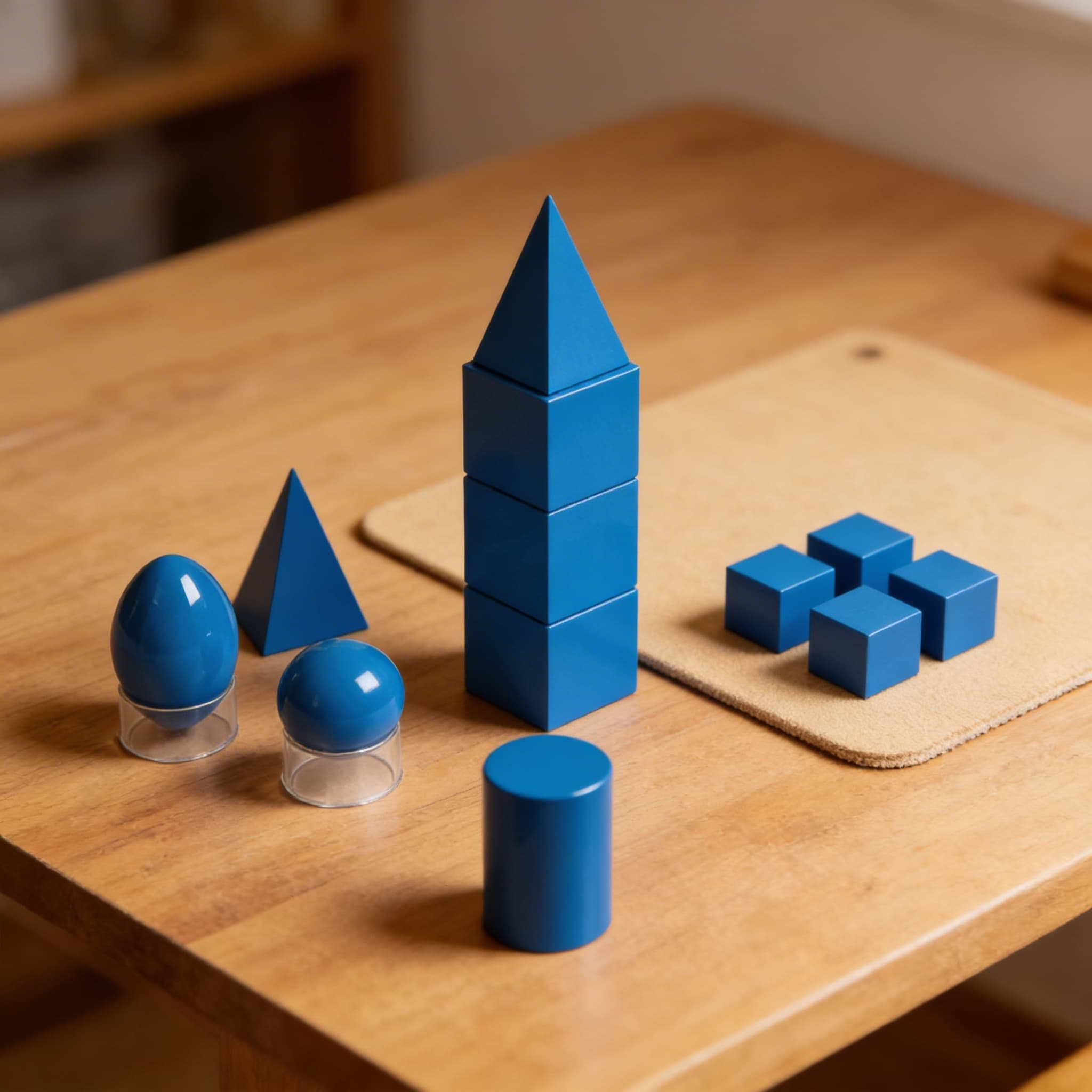 Königskugel & Königswürfel — Gebogene & eckige Formenbeziehung — Detailansicht