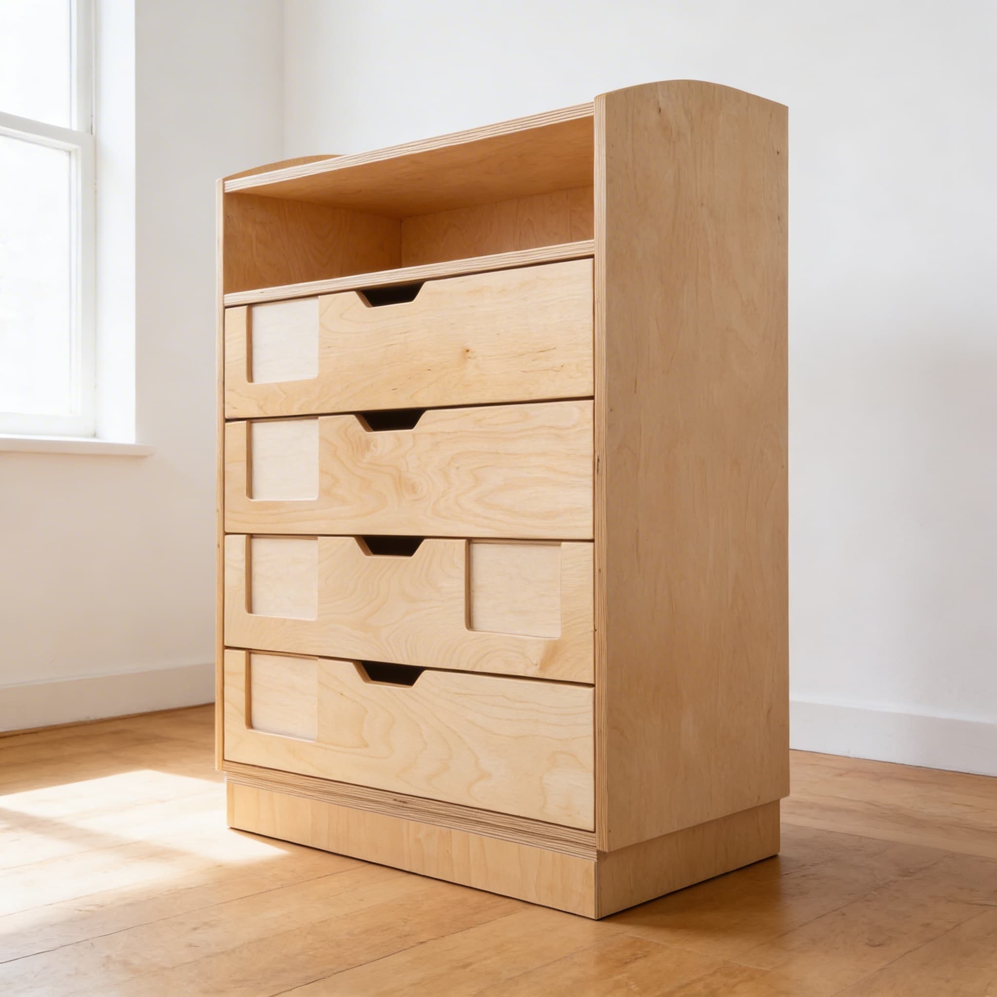 Englisch-Sprachschrank — Aufbewahrung für Grammatik & Lesen — Seitenansicht