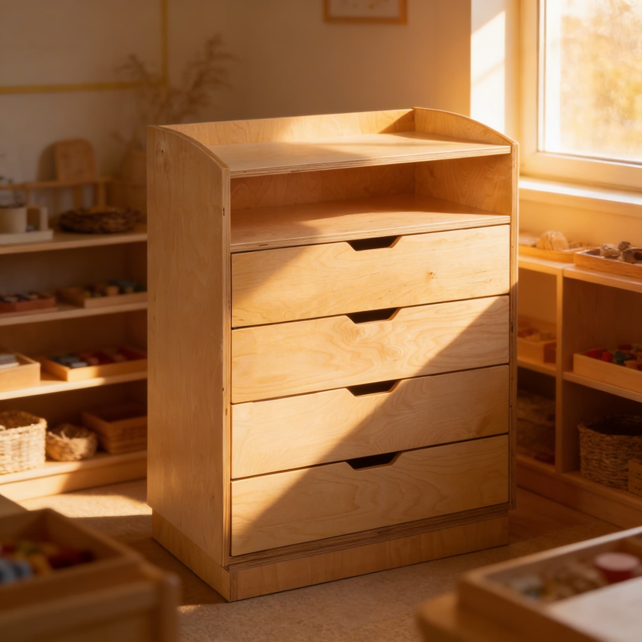 Englisch-Sprachschrank — Aufbewahrung für Grammatik & Lesen — Im Einsatz