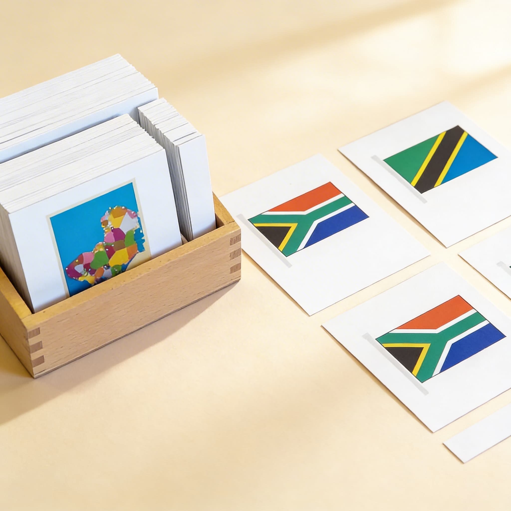 Vlajky Afriky — Boční pohled