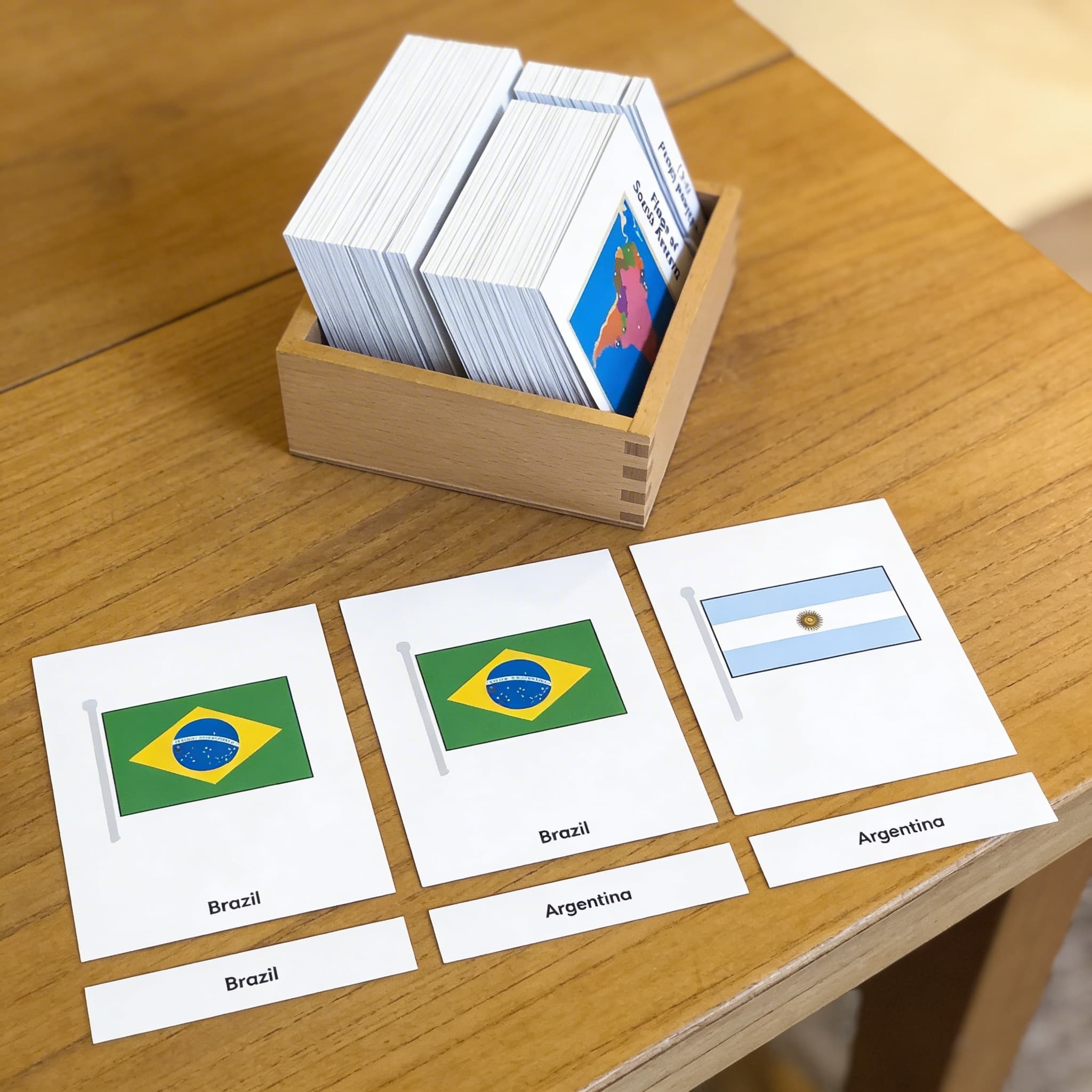 Vlajky Jižní Ameriky — Detailní pohled