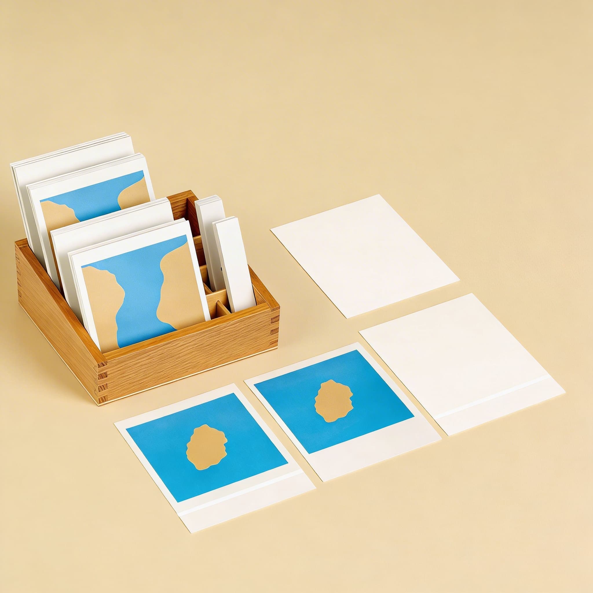 Nomenklaturní karty forem země a vody: Sada 1 a 2 — Boční pohled