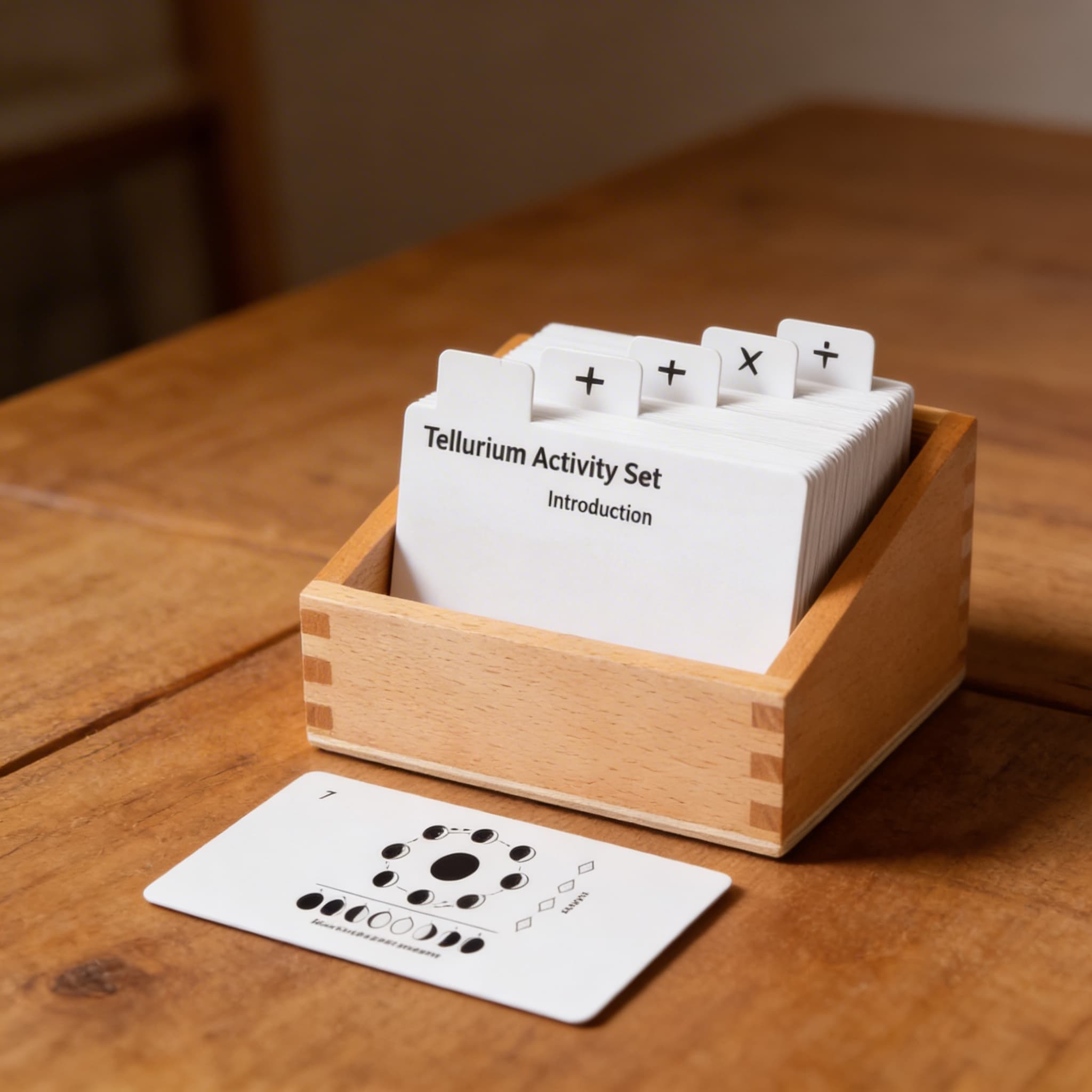 Sada aktivit k teluriu — Detailní pohled