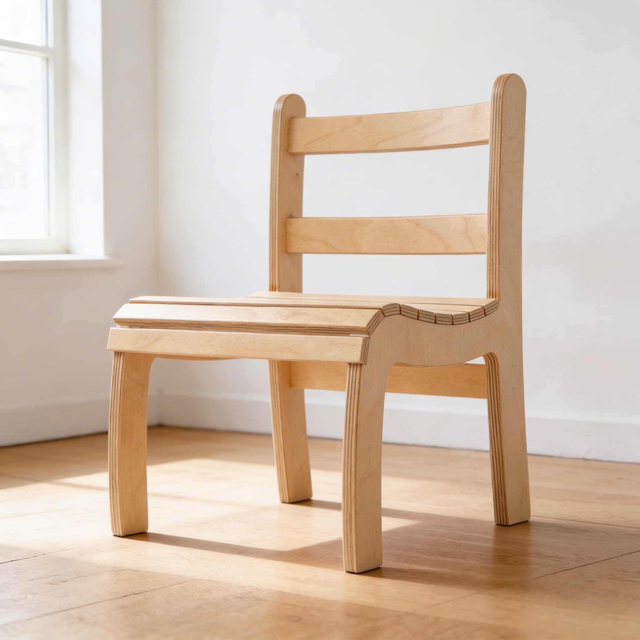 Lattenstuhl: Hoch (17,5 cm) — Ansicht 2