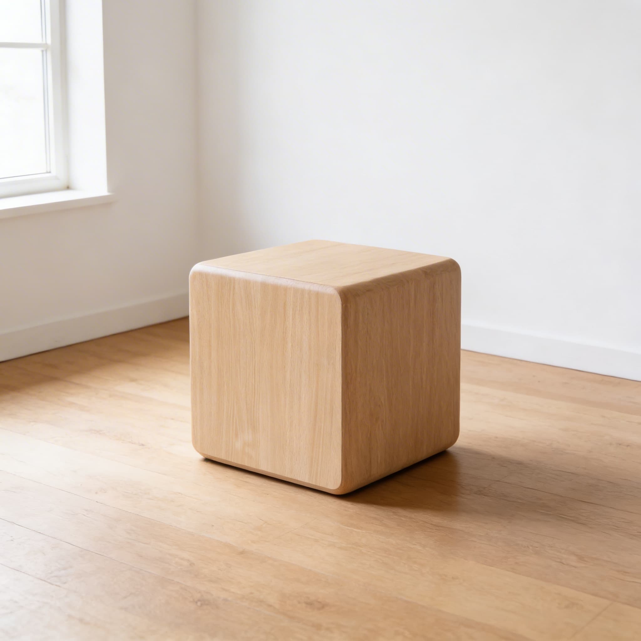 Quadratische Tischplatte: Buche - 64 × 64 × 2 cm — Ansicht 2