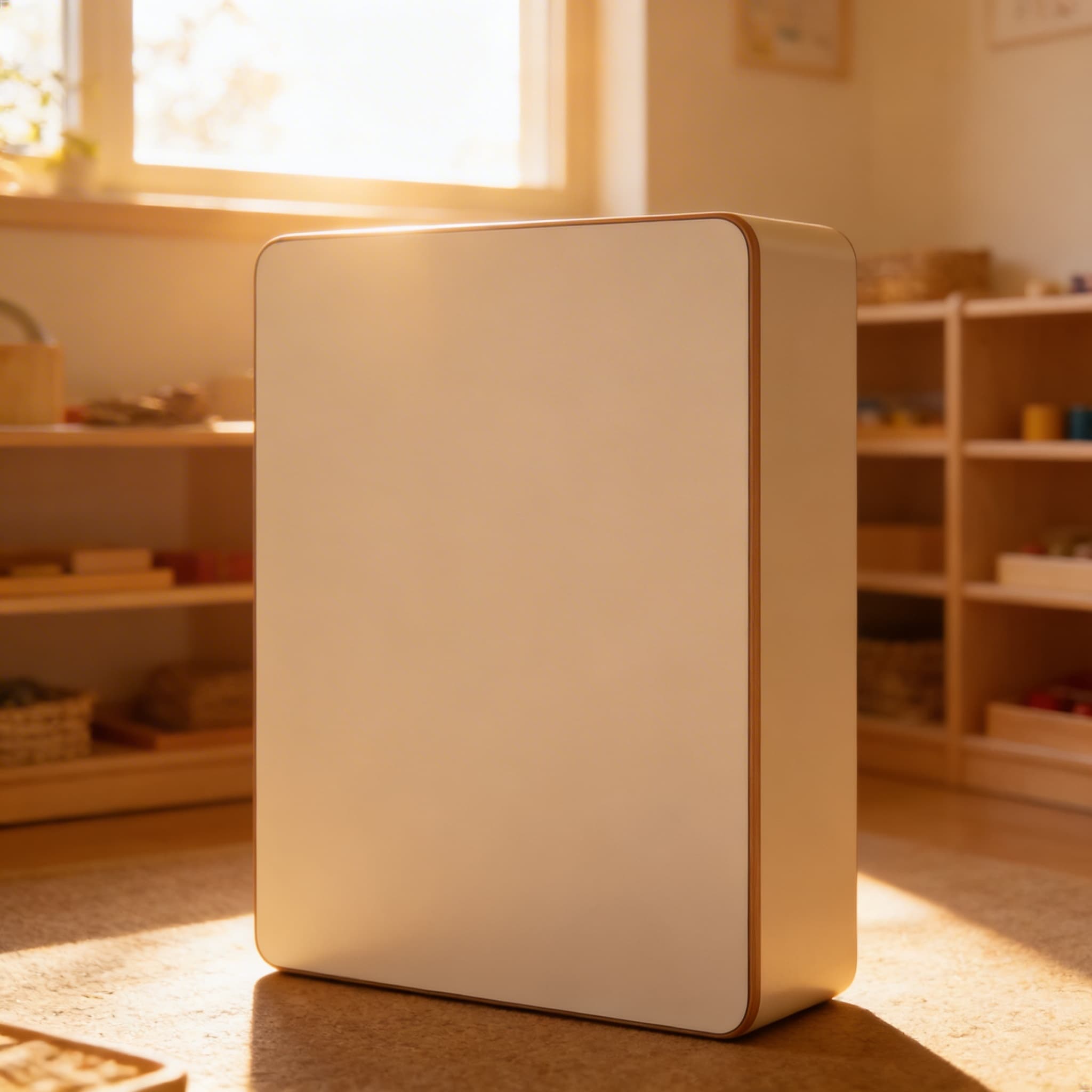 Rechteckige Tischplatte: Milchweiß - 70 × 50 × 2 cm — Ansicht 4