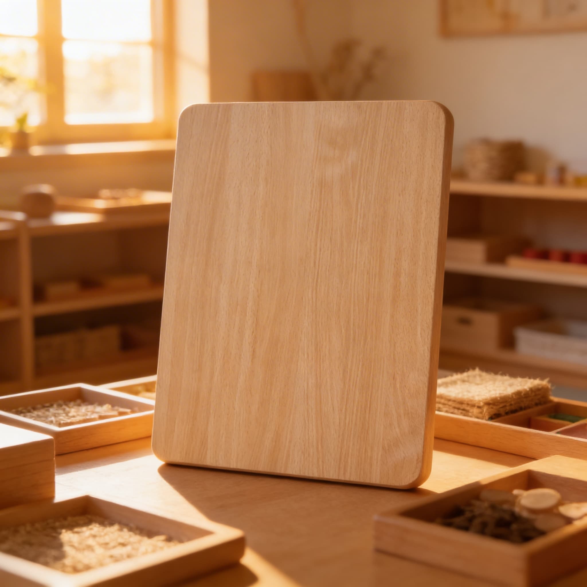 Rechteckige Tischplatte: Buche - 70 × 50 × 2 cm — Ansicht 4
