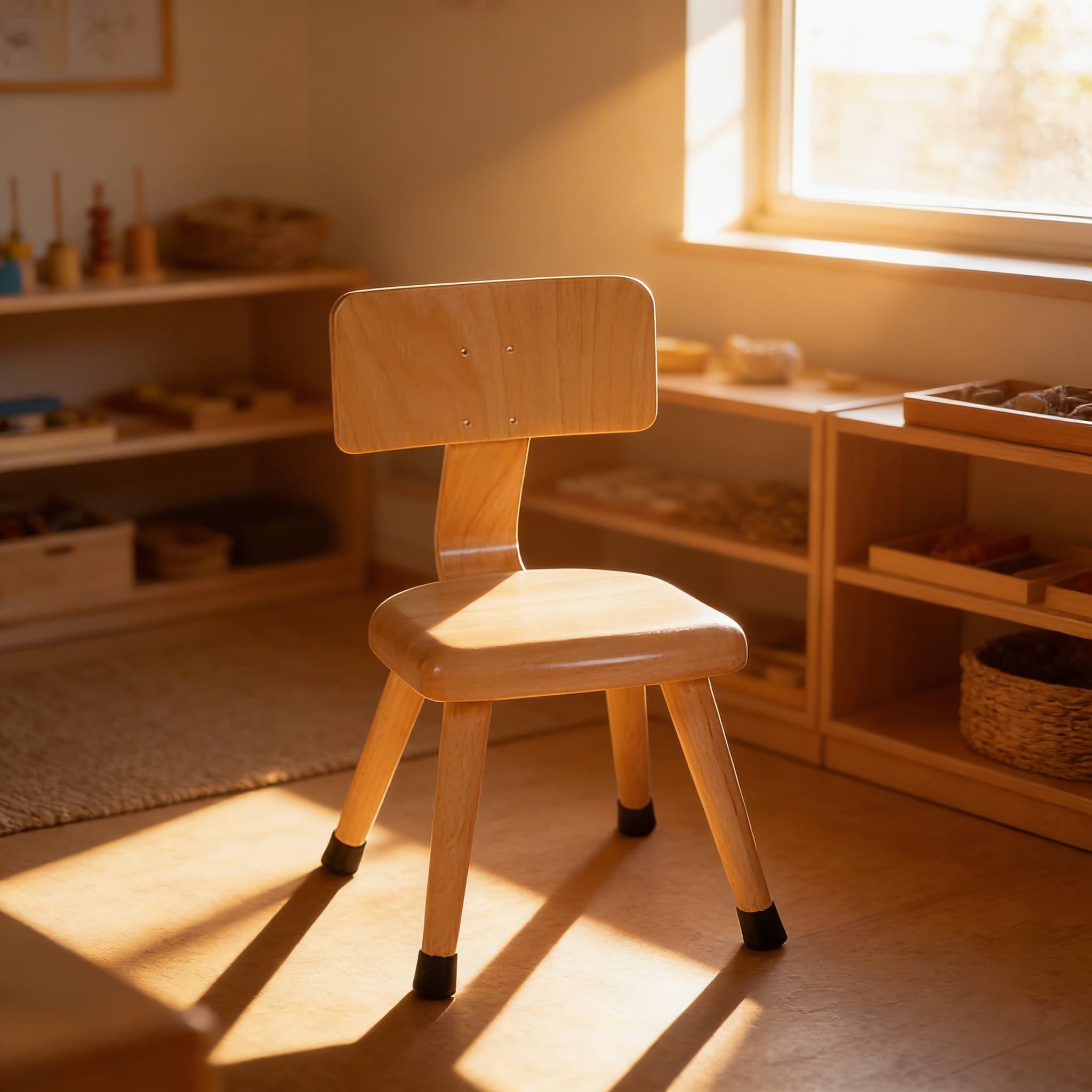 Stuhl U3: Weiß (20 cm) — Ansicht 4